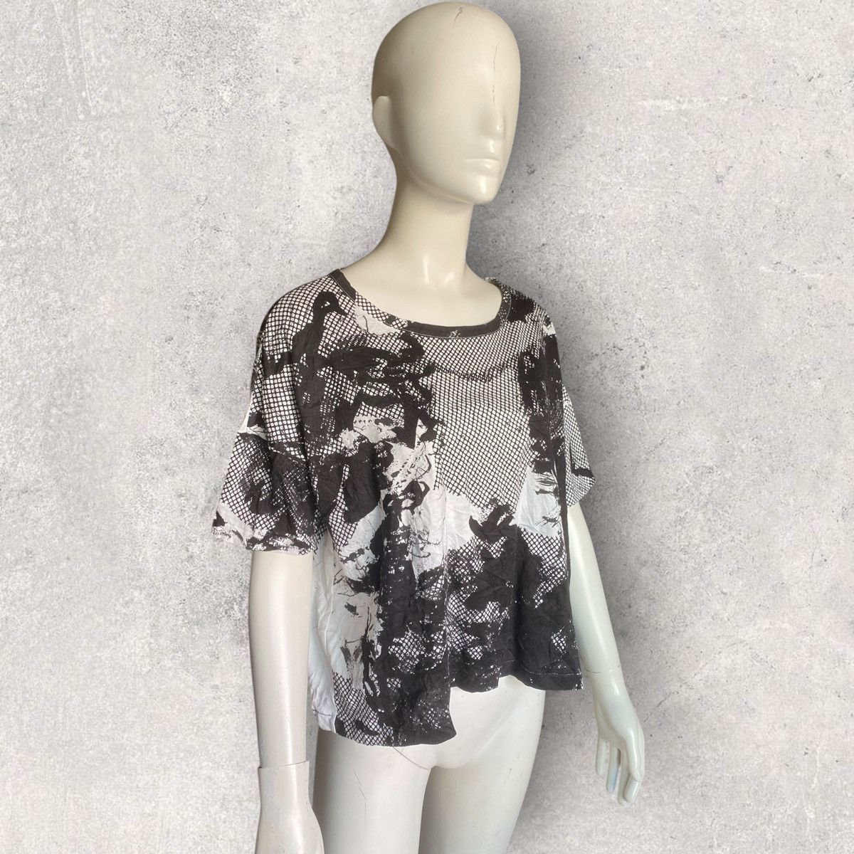 Yohji Yamamoto Y’s Graphic Oversize Blouse Size L / US 10 / IT 46 - 2 Thumbnail