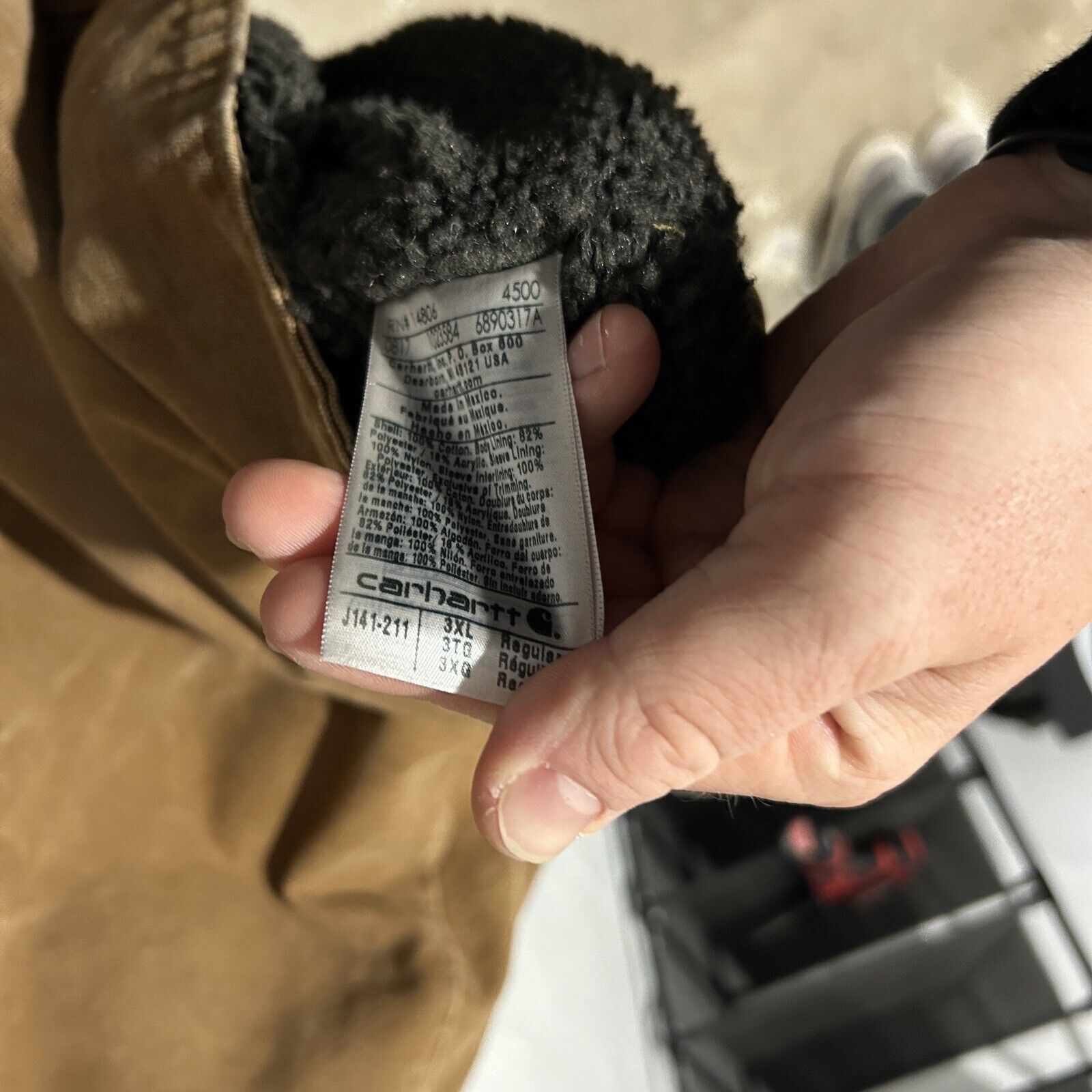 Carhartt Carhartt Sherpa-Lined Hooded Detroit Jacket "Brown" J141-211 Size US XXL / EU 58 / 5 - 5 Thumbnail