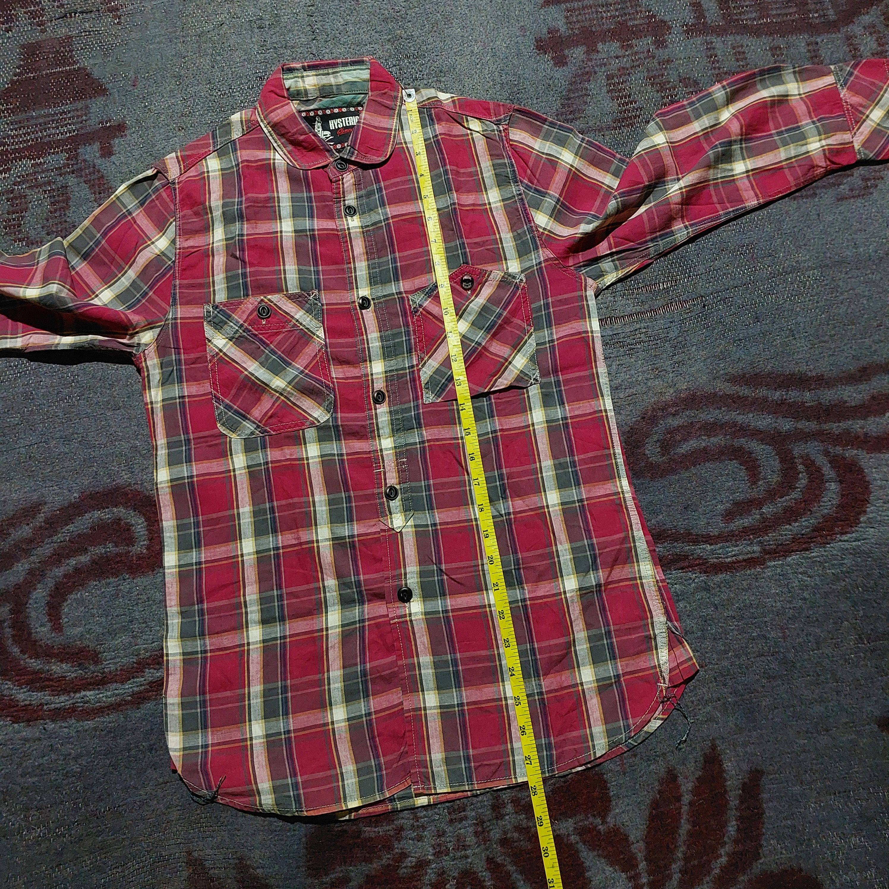 Hysteric Glamour Hysteric glamour checkered two pocket shirt Size US S / EU 44-46 / 1 - 13 Thumbnail