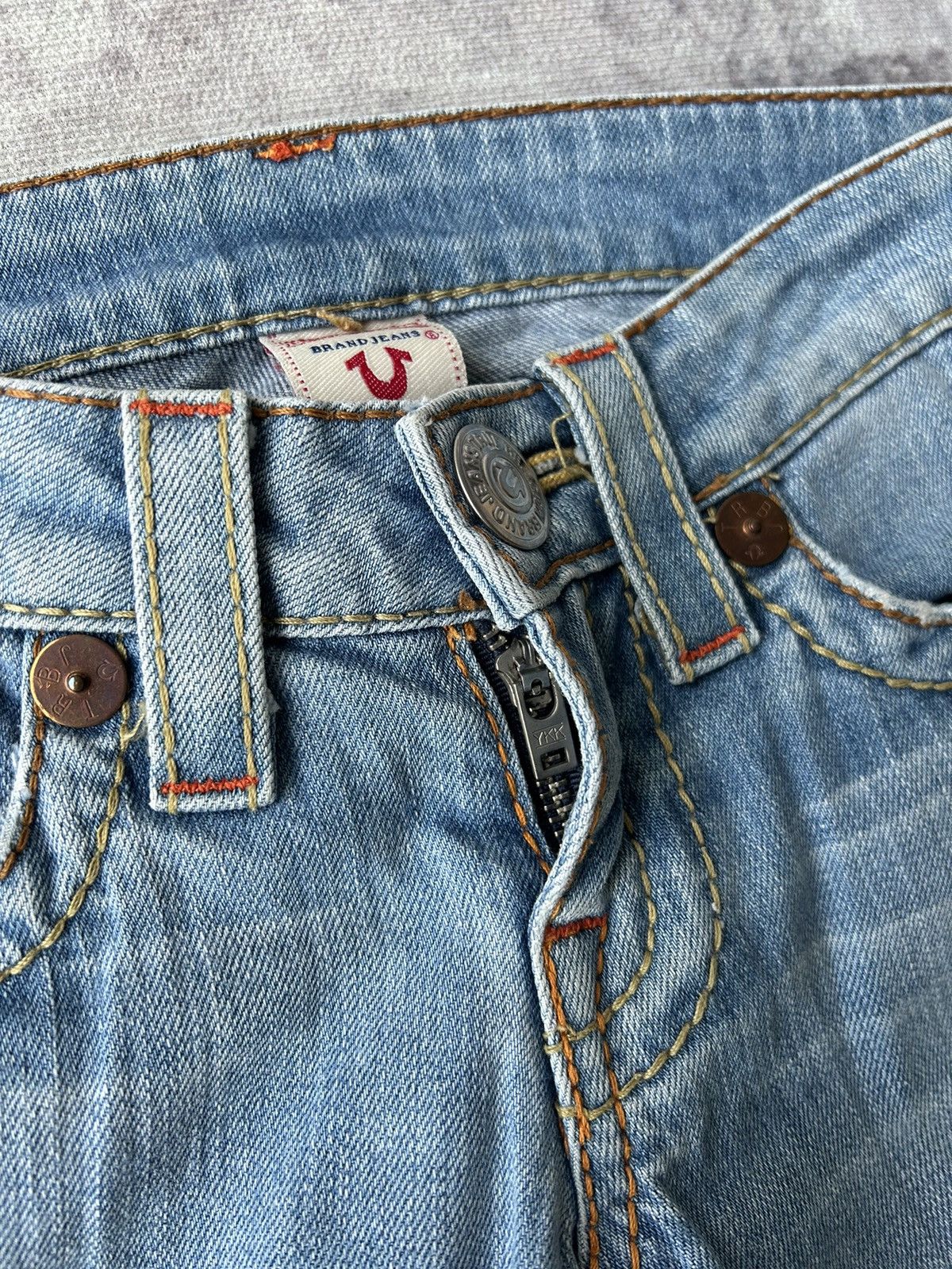 True Religion Flared True Religion Embroidery Jeans Size 27" / US 4 / IT 40 - 13 Thumbnail