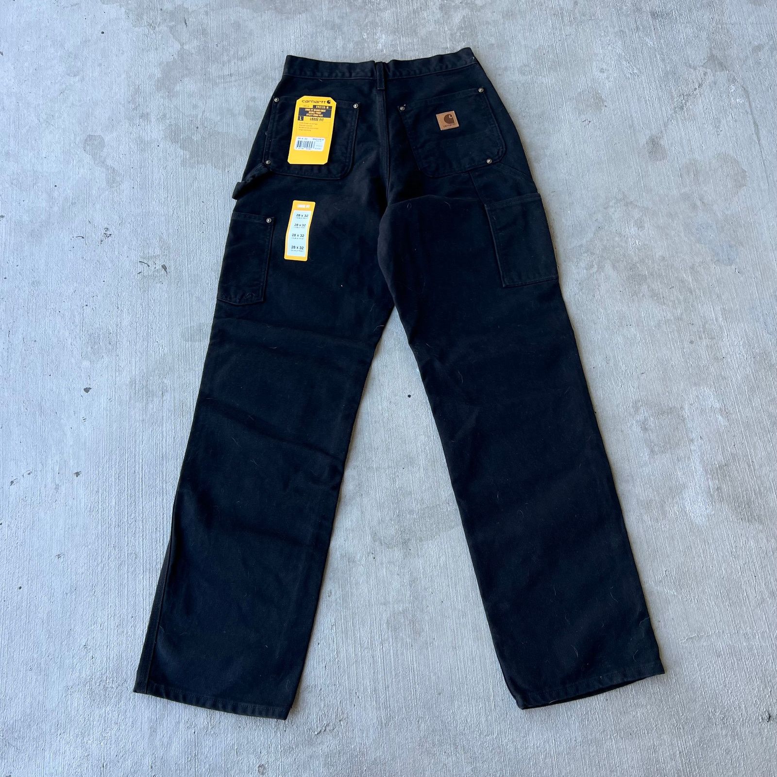 Carhartt × Vintage Carhartt black double knee work wear carpenter pants Size US 27 - 4 Thumbnail