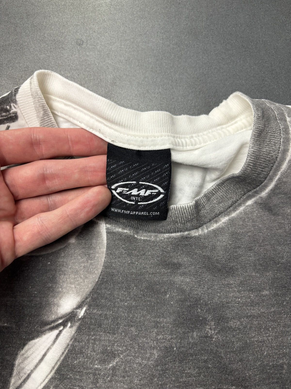 Fox Racing Y2K FMF Apparel All Over Print Moto Tee Shirt ALP 2000s Bike Size US S / EU 44-46 / 1 - 4 Thumbnail