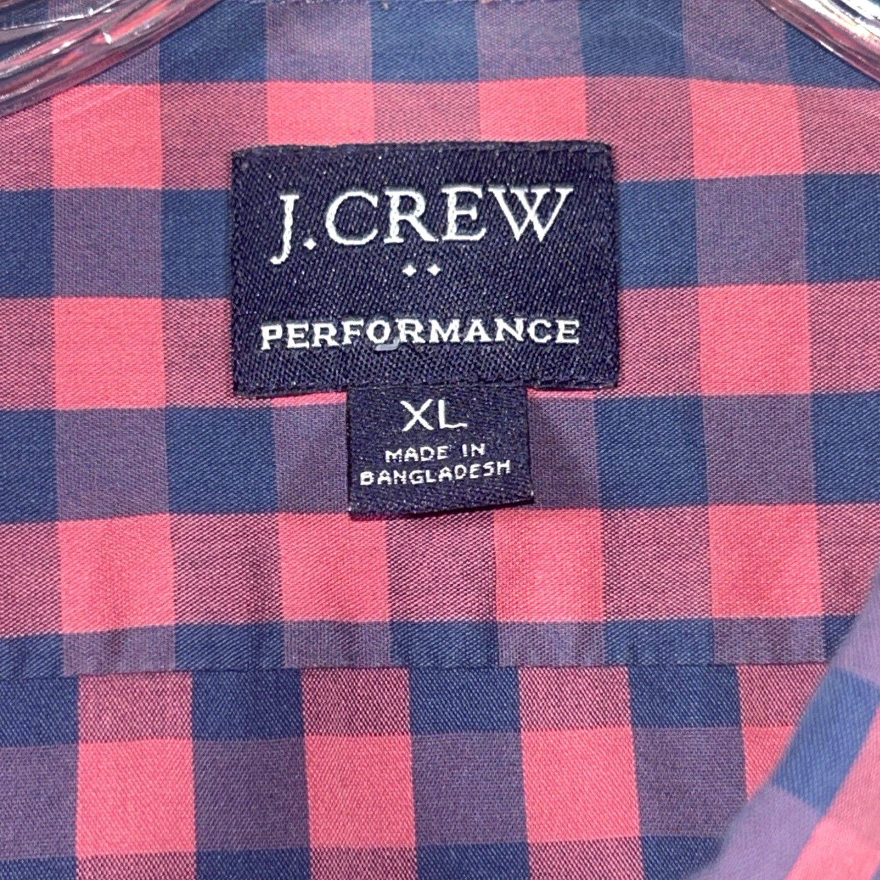 J.Crew J.CREW Performance Shirt XL Slim Multicolor Check Long Sleeve Button-Down Shirt Men Size US XL / EU 56 / 4 - 3 Thumbnail