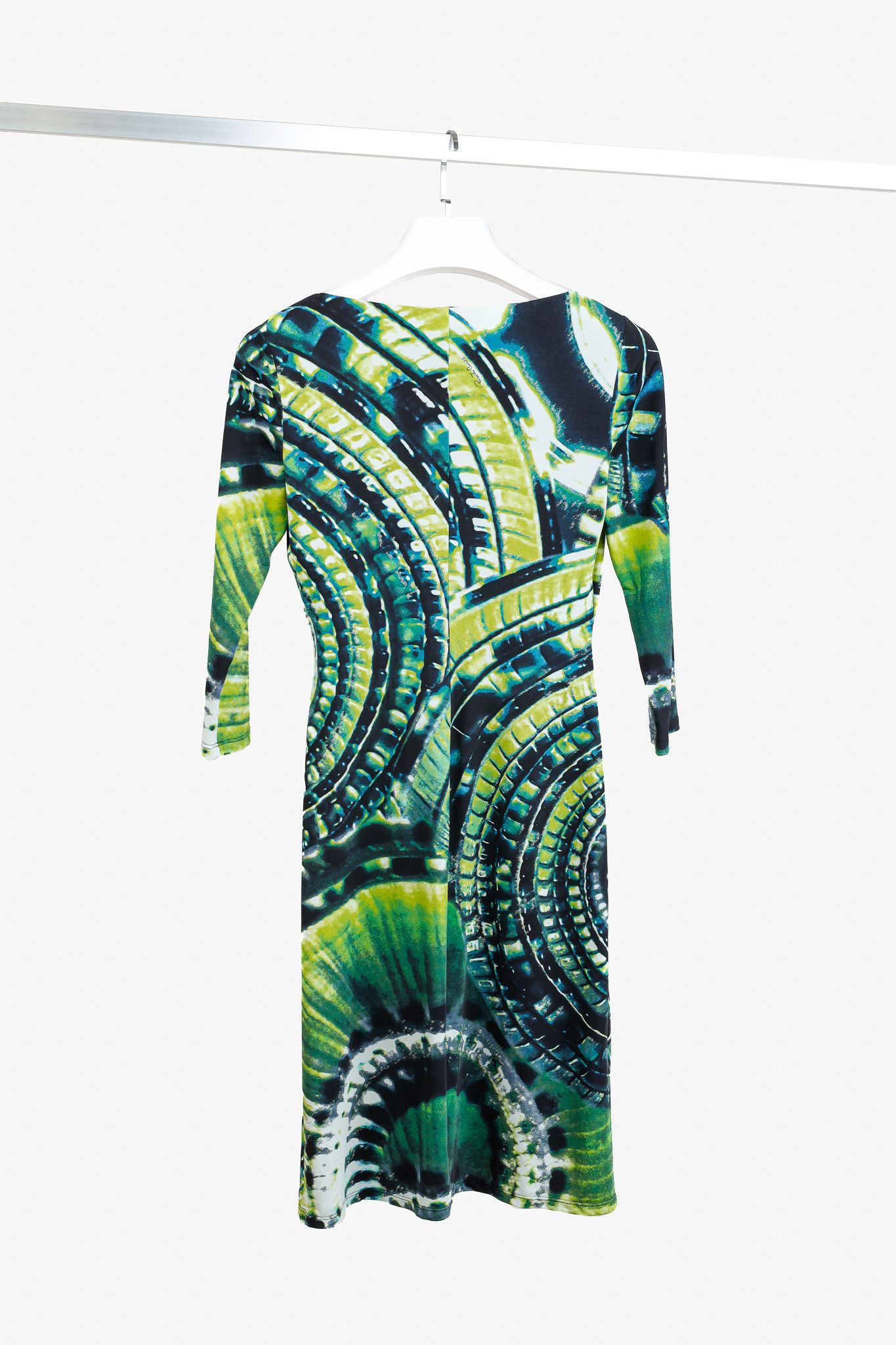 Roberto Cavalli Roberto Cavalli Printed Jersey 3/4-Sleeve Bodycon Dress Size S / US 4 / IT 40 - 2 Thumbnail
