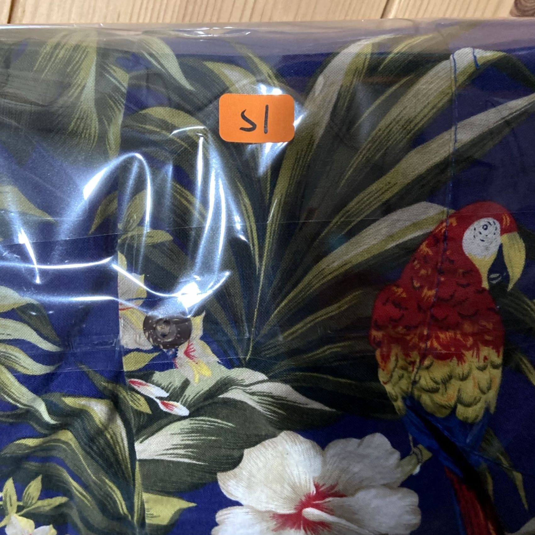Vintage VINTAGE Hawaii Hawaiian Tropical Shirt Mens L Blue Cotton 100% Button-Up Short Sleeve Floral Cockatoo Macaw Hawaiian Theme Size US L / EU 52-54 / 3 - 8 Thumbnail