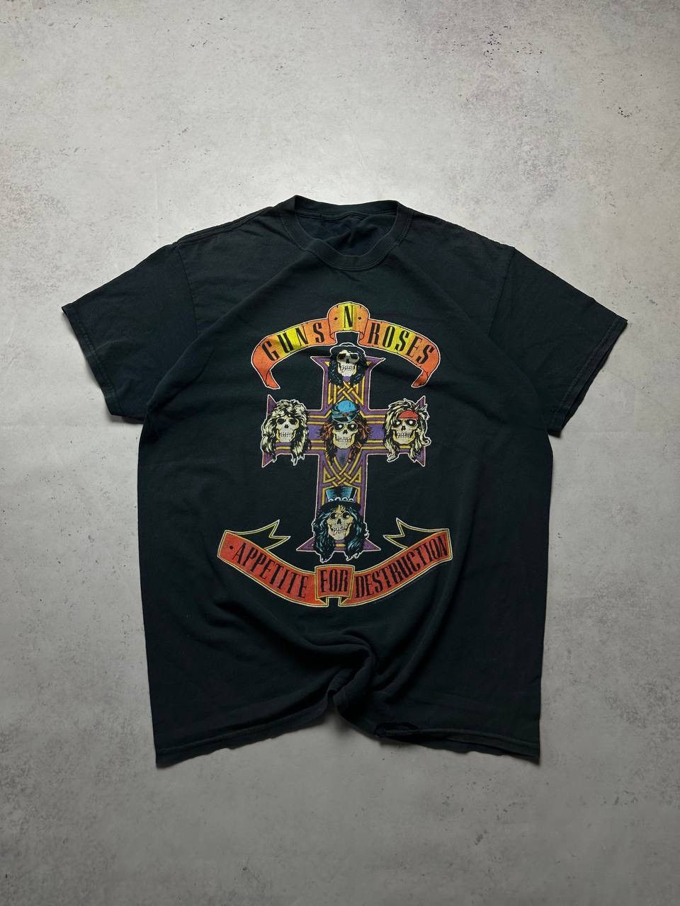 Band Tees × Vintage Vintage Guns'N'Rose Apetite For Deconstructions Boxy Tee Size US L / EU 52-54 / 3 - 3 Thumbnail
