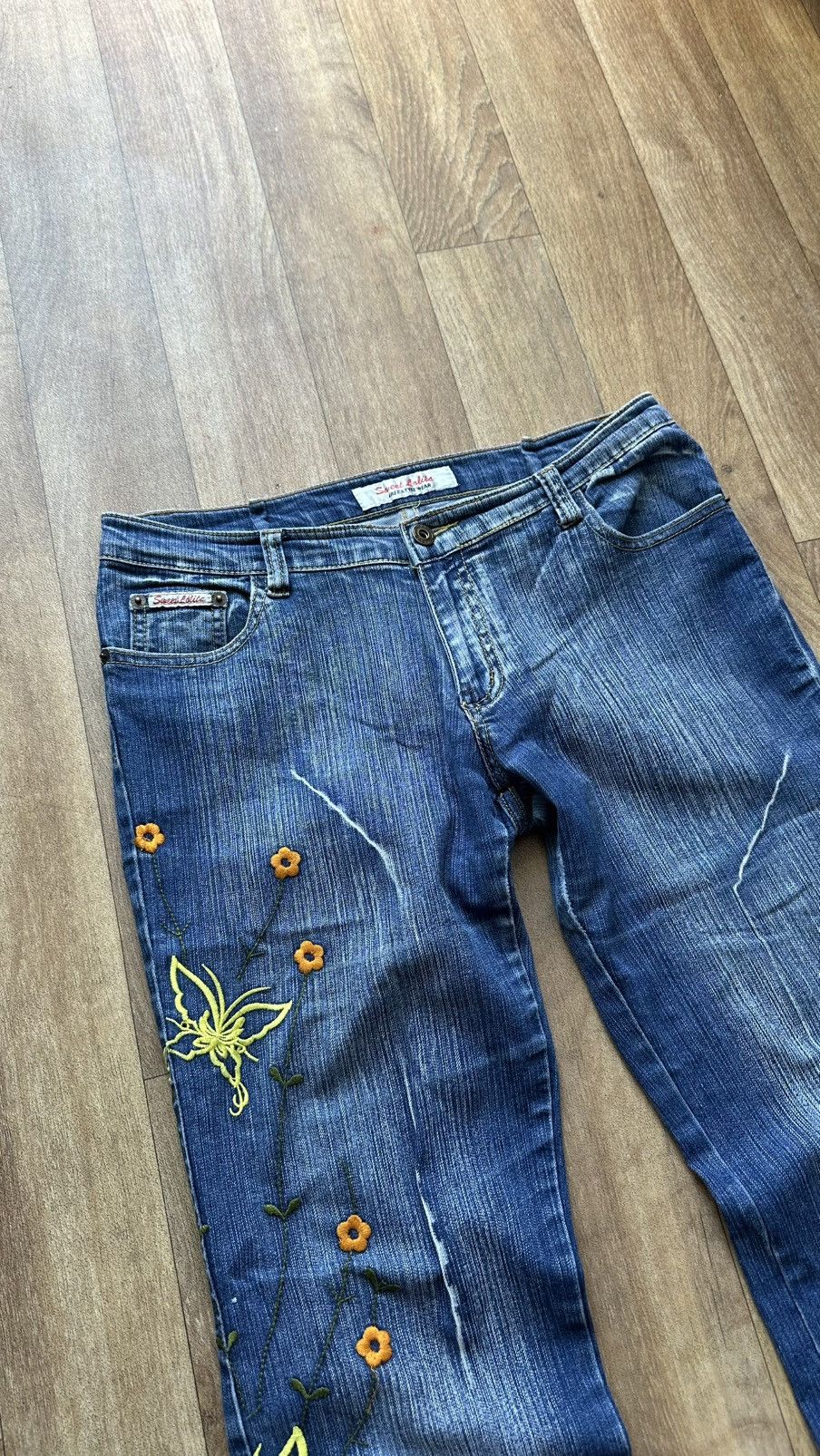 Japanese Brand × Jean × Vintage FLARE VINTAGE FROLIC BOOTCUT FADED JEANS DENIM PANTS Size 32" / US 10 / IT 46 - 4 Thumbnail