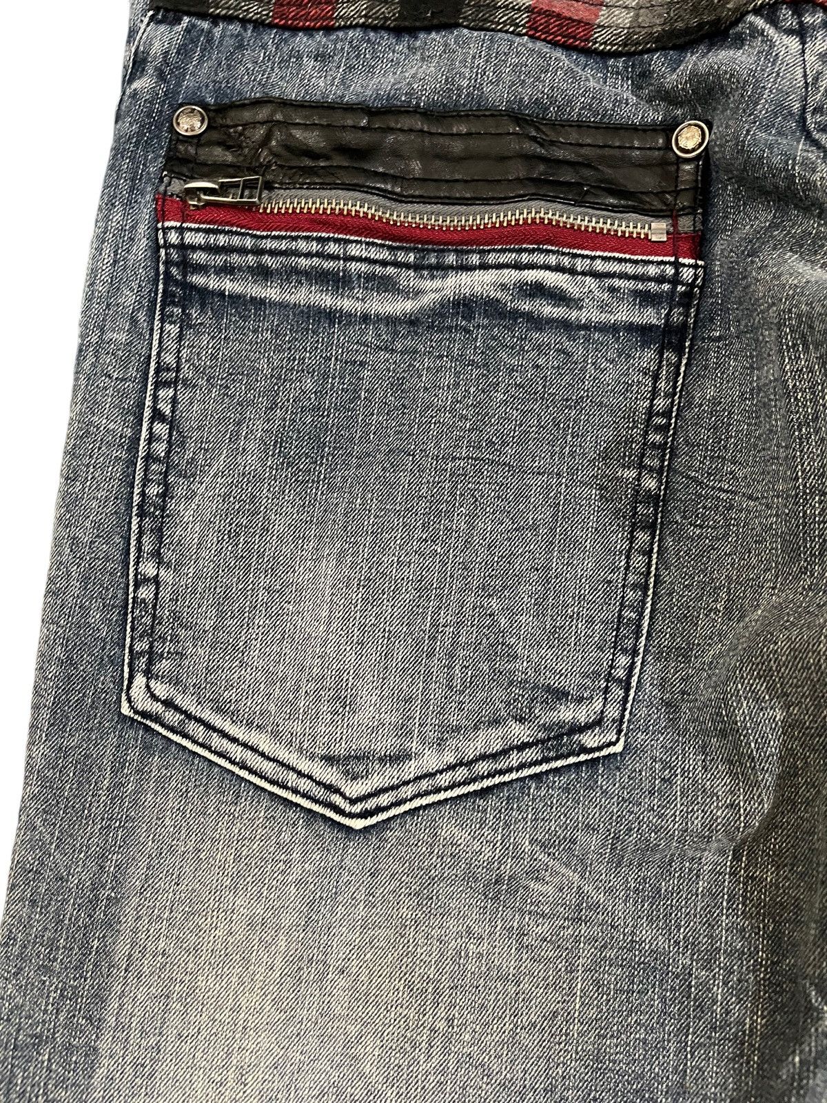 Who Decides War Vintage Originalstyle Double Waist Distressed Denim Size US 31 - 10 Thumbnail