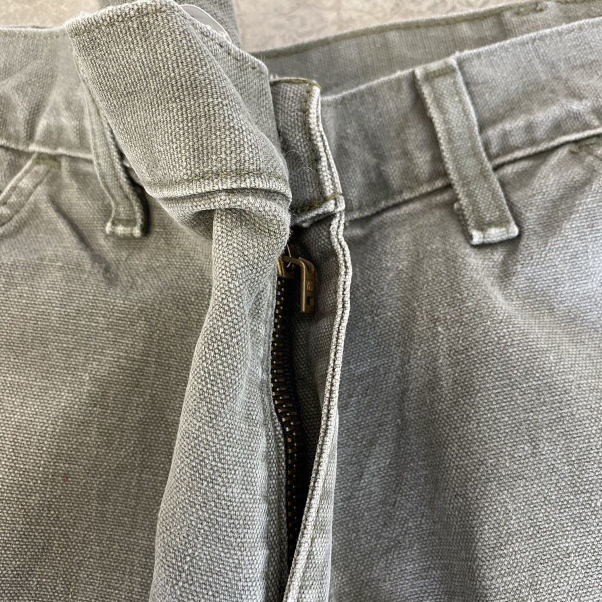 Carhartt × Vintage Vintage Carhartt Faded Moss Green Carpenter Work Pants Size US 36 / EU 52 - 14 Thumbnail
