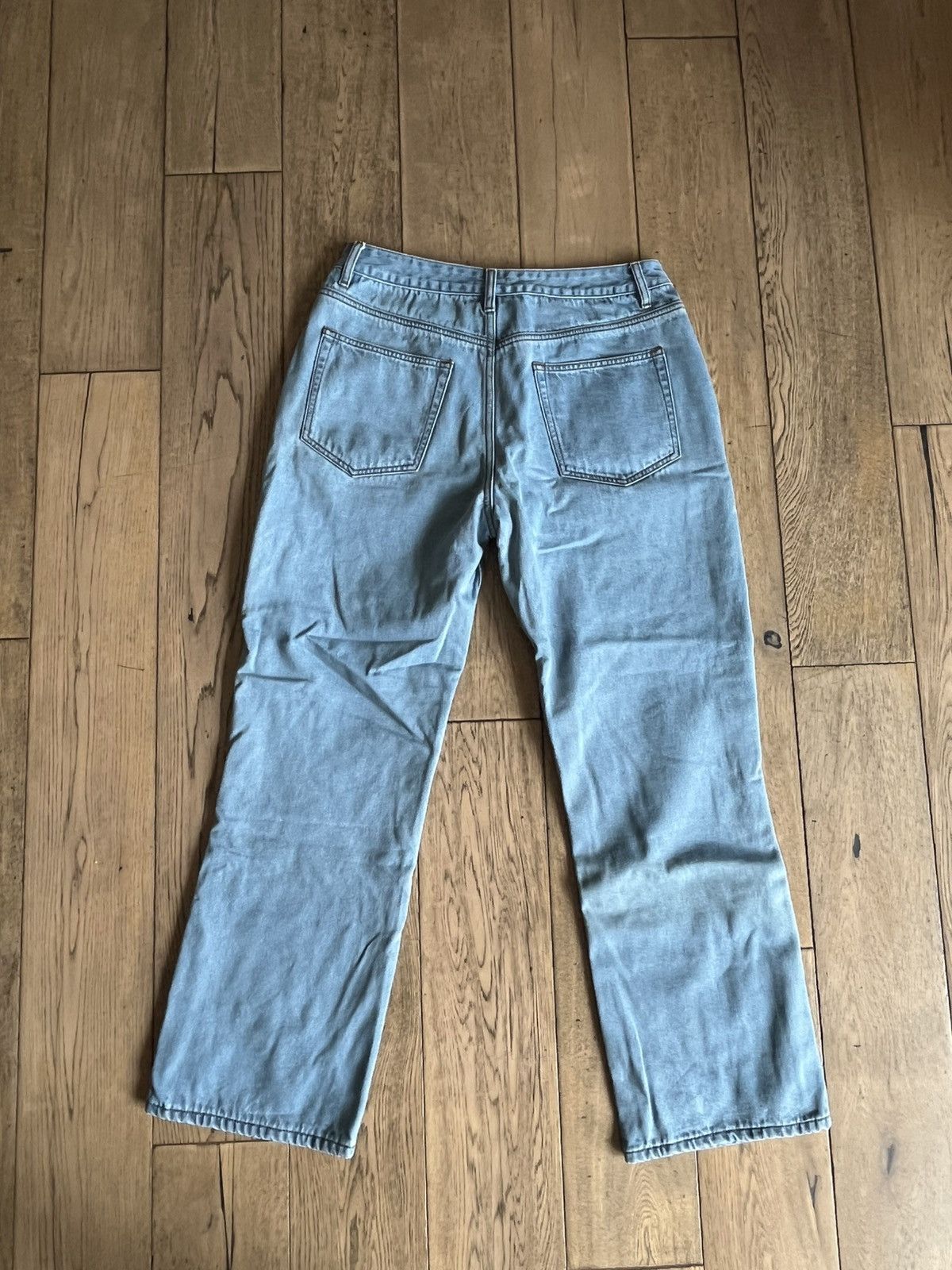 Japanese Brand × Vetements Vetements style double layer blowout knee denim Size US 31 - 5 Thumbnail