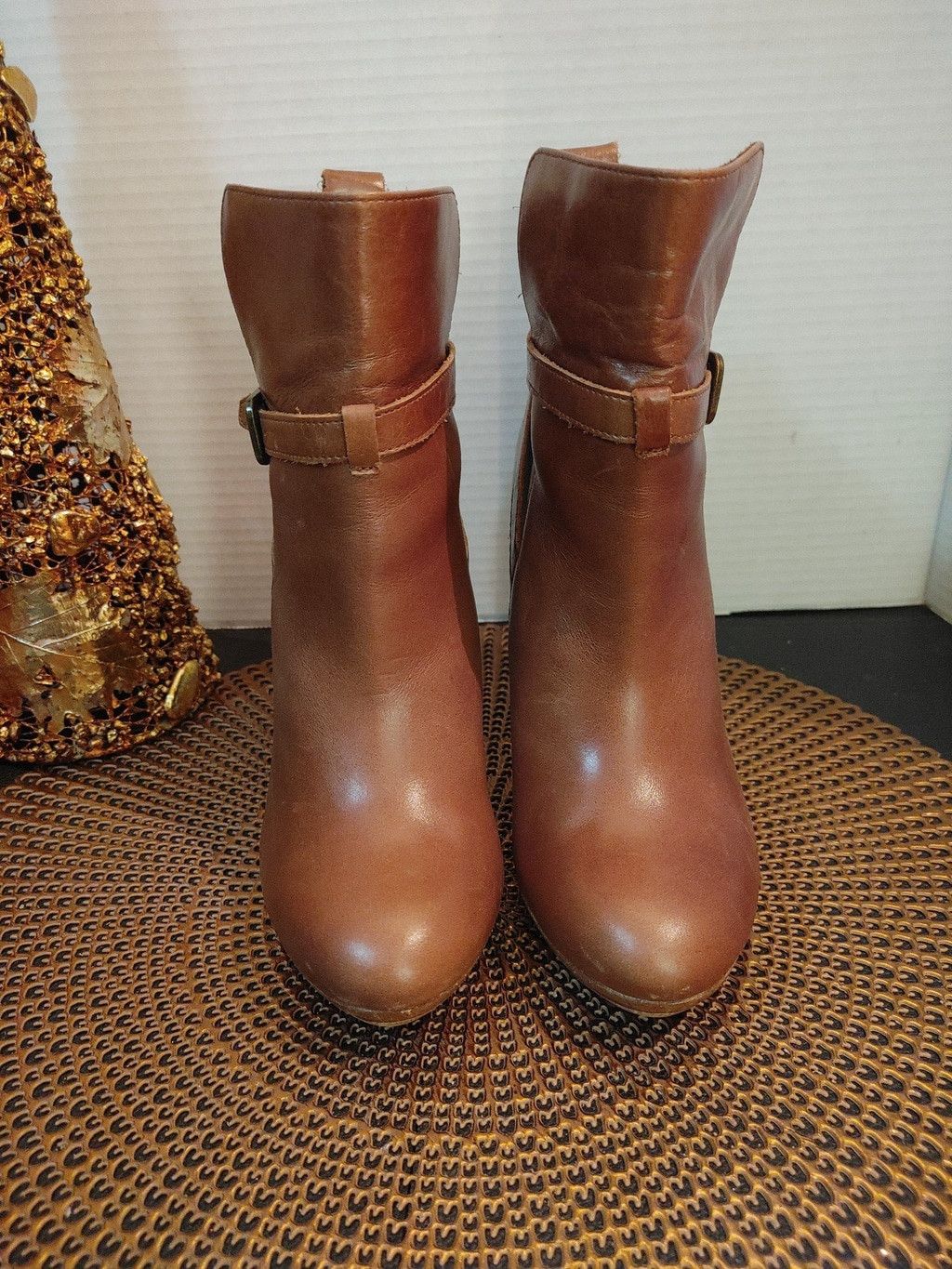 Aldo ALDO Leather Booties Size 8.5 Size US 8.5 / IT 38.5 - 2 Thumbnail