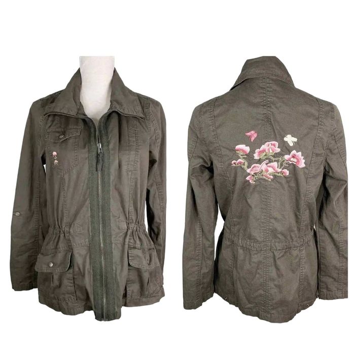 EMBROIDERED UTILITY JACKET