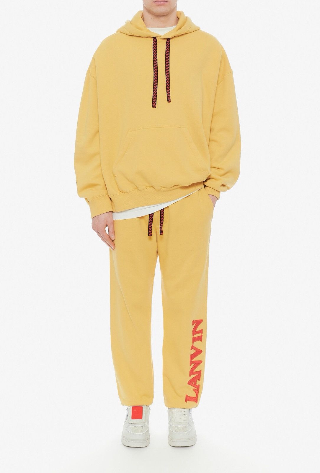 Future × Lanvin Last Size Lanvin x Future Logo Embroidered Cotton Trackpants Size US 34 / EU 50 - 4 Thumbnail