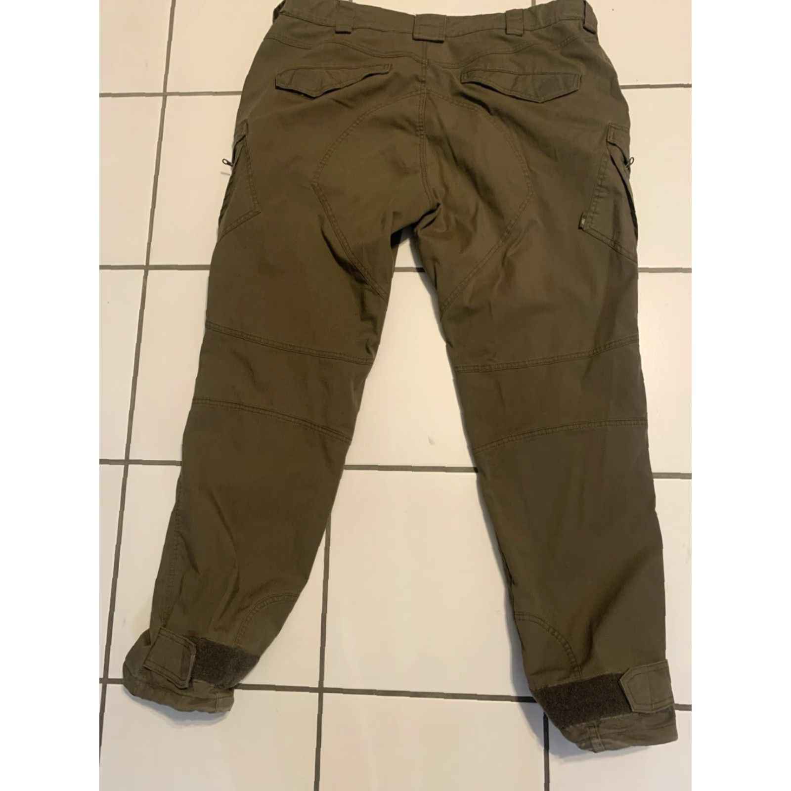 Olive VINTAGE M-TAC Cargo Pants Men’s 42x32 Military Tactical Workwear Green Fall Winter Baseball Size US 42 / EU 58 - 5 Thumbnail