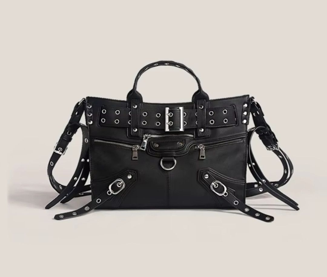 Ladies' Vintage Punk Goth Shoulder Bag Rivet