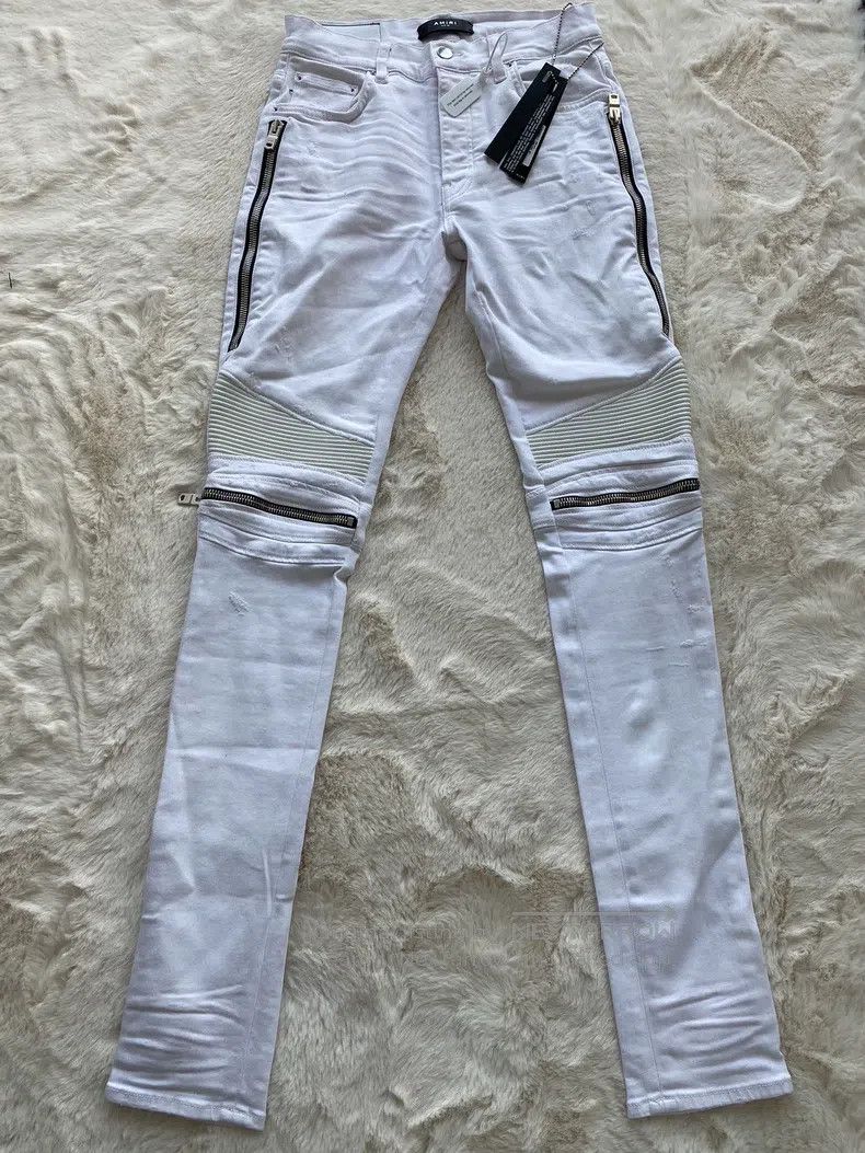 Amiri Amiri Size 30 White mx2 jeans Size US 30 / EU 46 - 1 Thumbnail