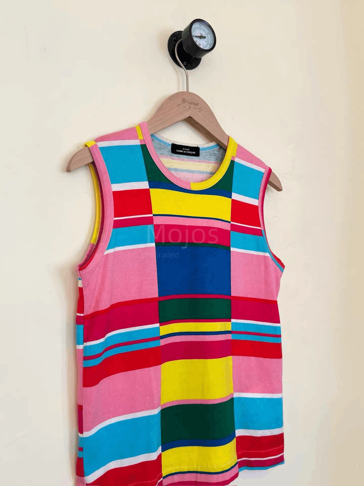 Comme des Garcons Sz F Comme Des Garcons Tricot 01SS Color Joint Tank Top-250 Size US M / EU 48-50 / 2 - 2 Thumbnail