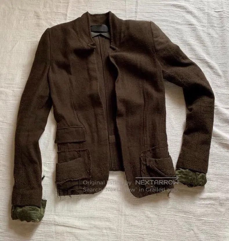 Haider Ackermann Haider Ackermann Distressed Dark Style Jacket Size XXS / US 00 / IT 34 - 5 Thumbnail