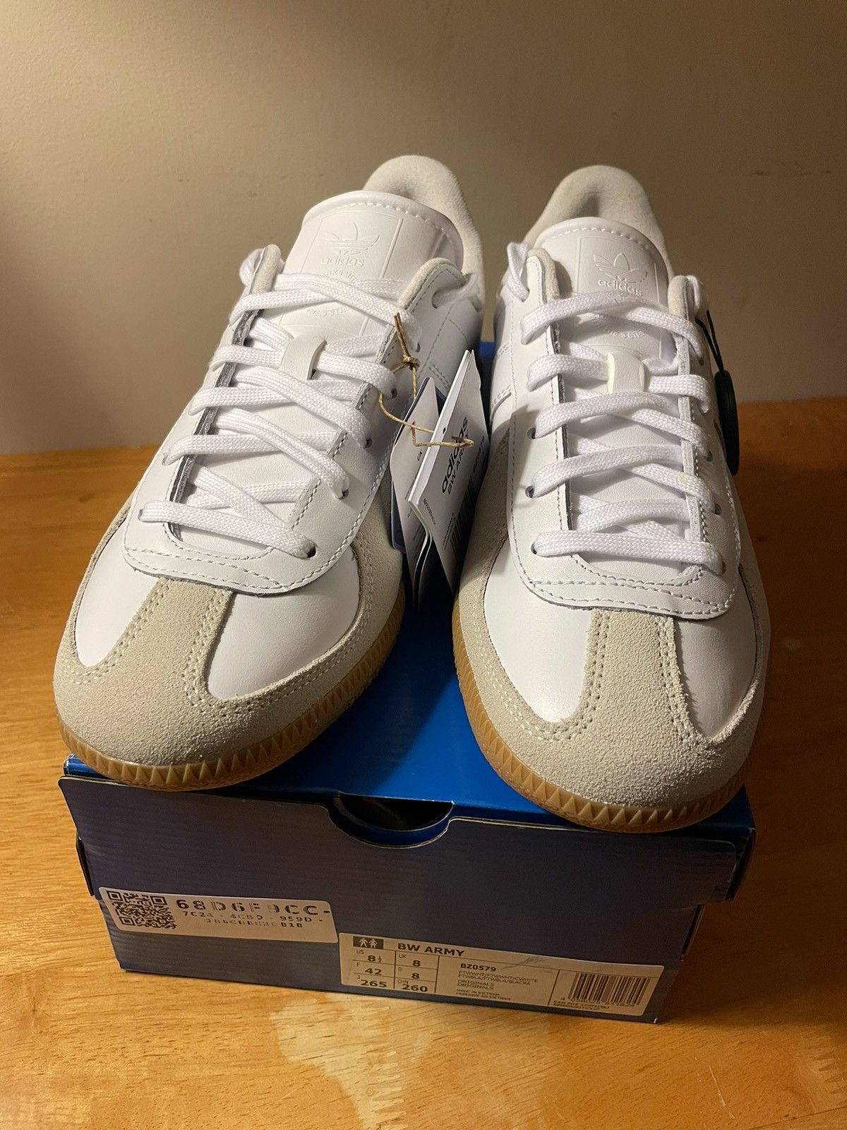 image of Adidas Originals Bw Army Gat - Us M 8.5 Shoes in White, Men's