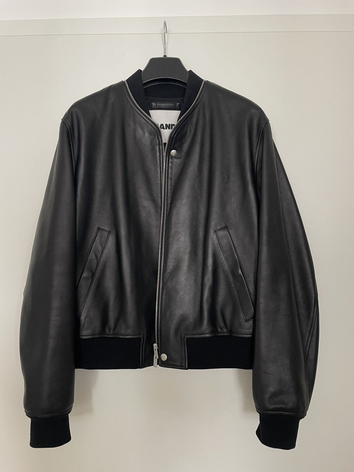Jil Sander Bomberjacke Leder