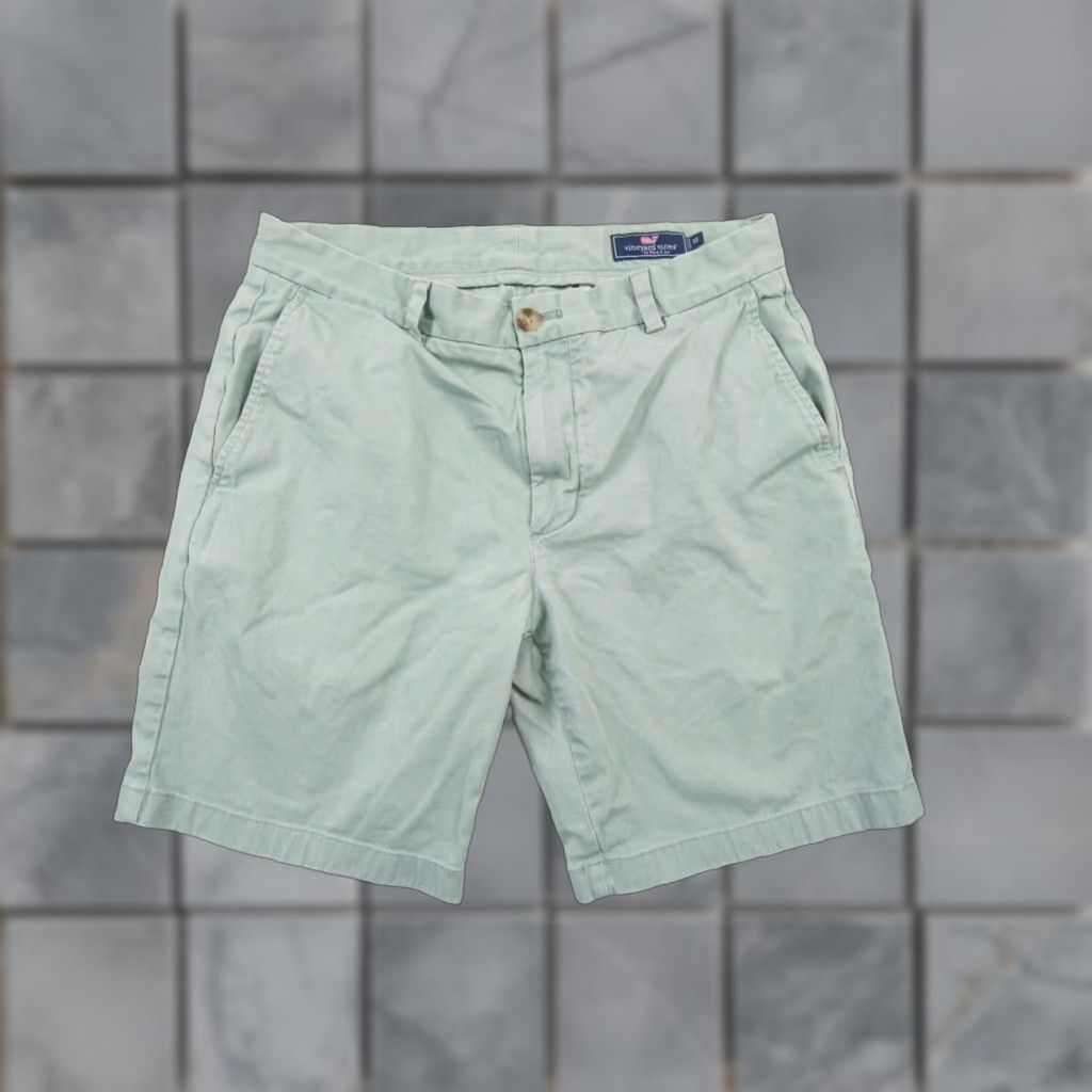 Vineyard Vines VINTAGE Vineyard Vines Men’s Chino Shorts 32 Green Casual Preppy 8" Inseam Size US 32 / EU 48 - 1 Thumbnail