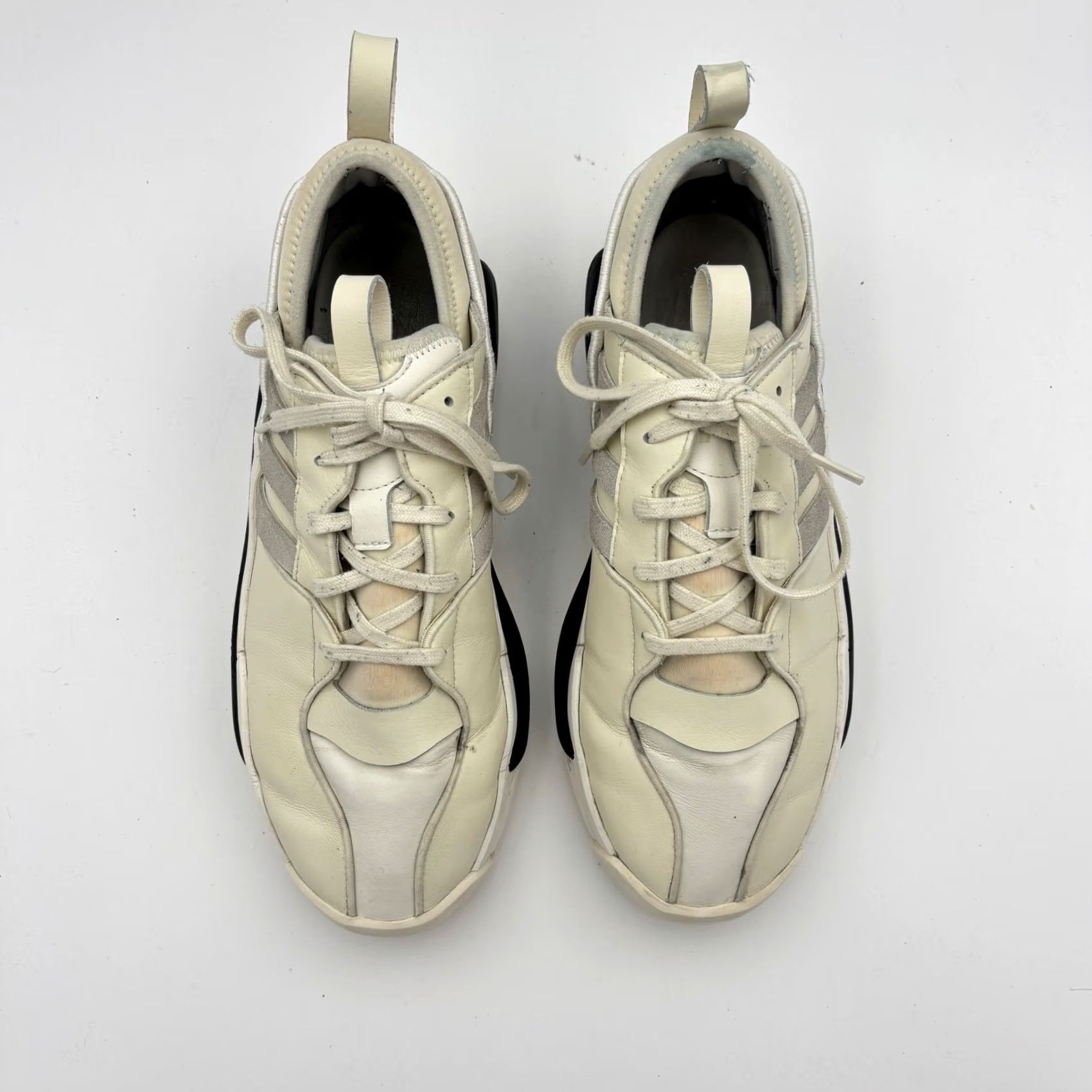 Y-3 Y-3 Yohji Yamamoto Adidas Rivalry White Sneakers Men 11 Streetwear Mens US11 White Black/off-white Discoloring Preowned Size US 11 / EU 44 - 6 Thumbnail