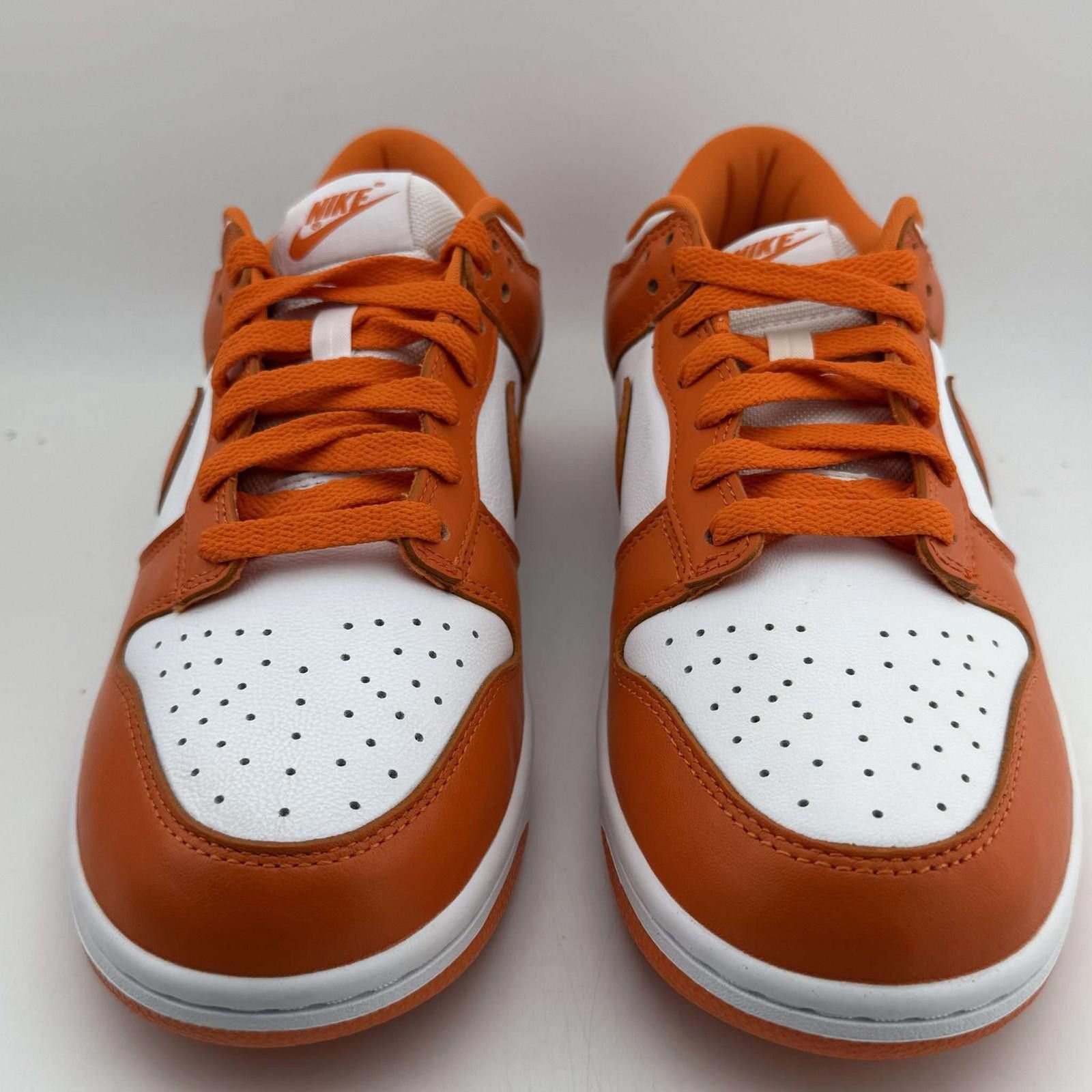 Nike Nike Dunk Syracuse Low White Orange US 8 New with Box D8133 Size US 8 / EU 41 - 3 Thumbnail