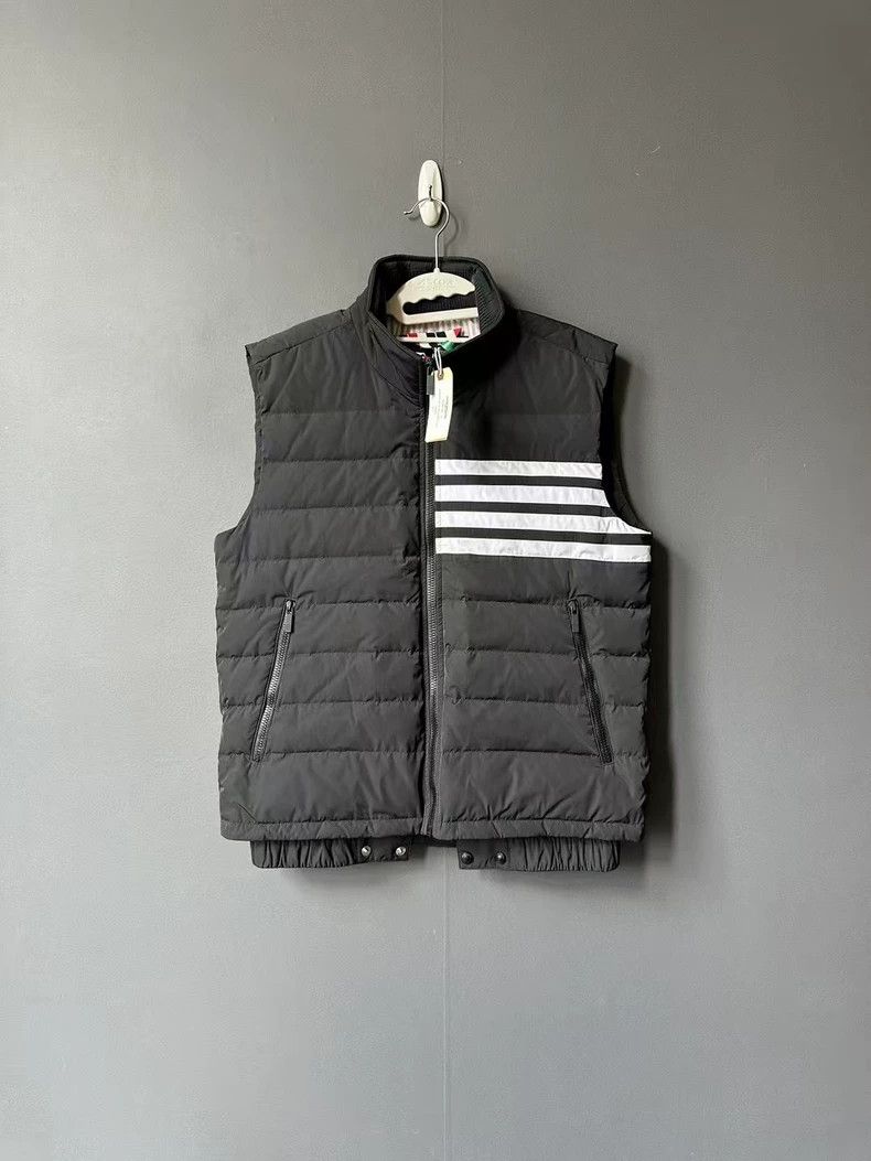 Thom Browne Thom Browne Striped Down Vest - dmc Size US M / EU 48-50 / 2 - 1 Thumbnail