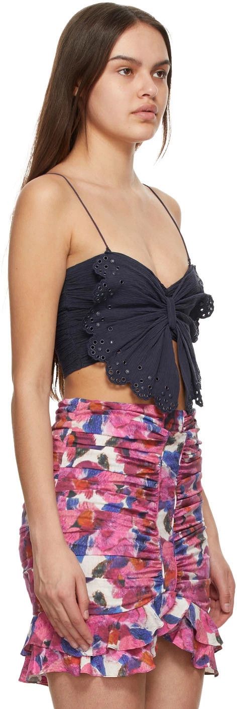 Isabel Marant Isabel Marant Purple Silk Linece Tank Top Size XS / US 0-2 / IT 36-38 - 4 Thumbnail