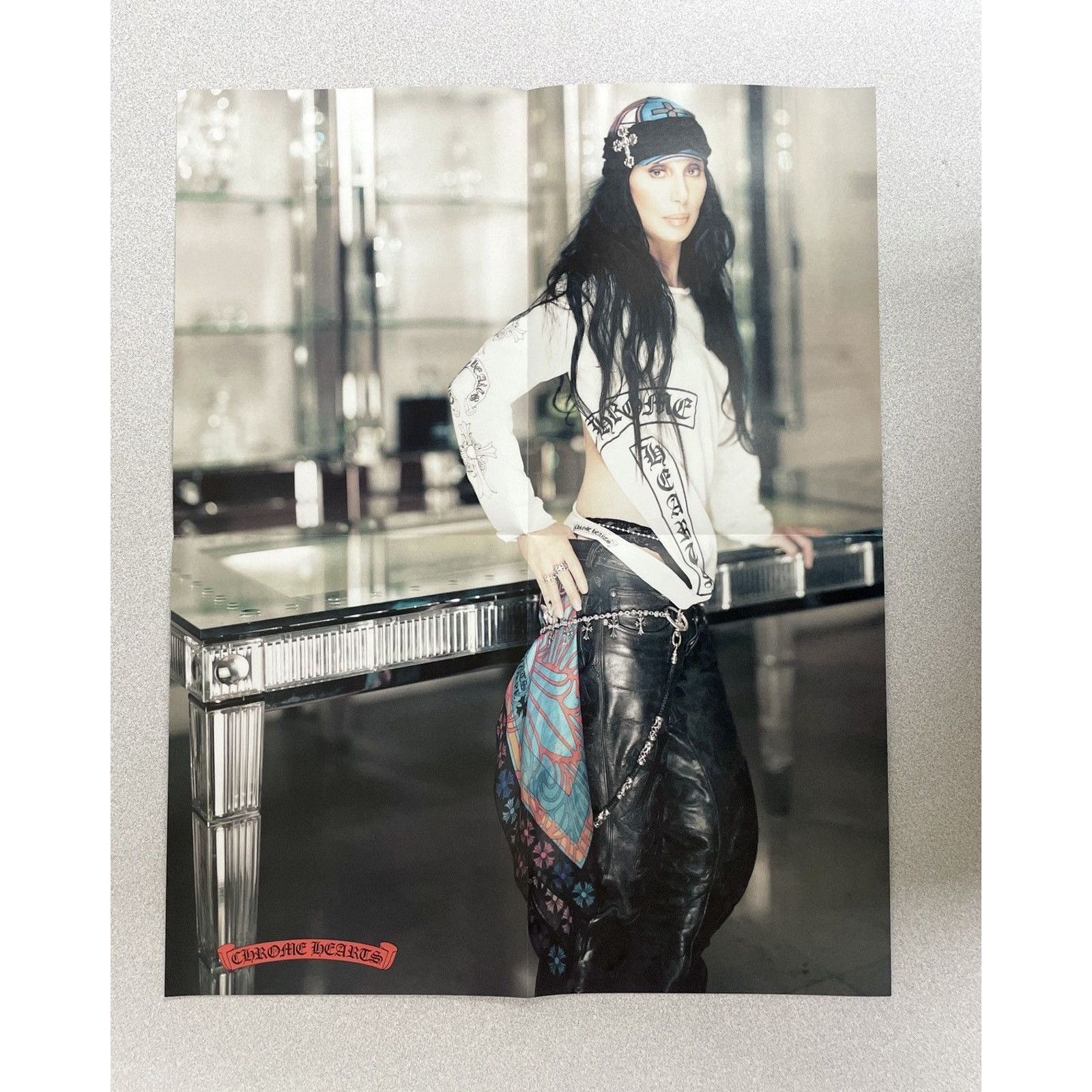 Chrome Hearts × Vintage Chrome Hearts 15x19 magazine Poster Size ONE SIZE - 1 Thumbnail