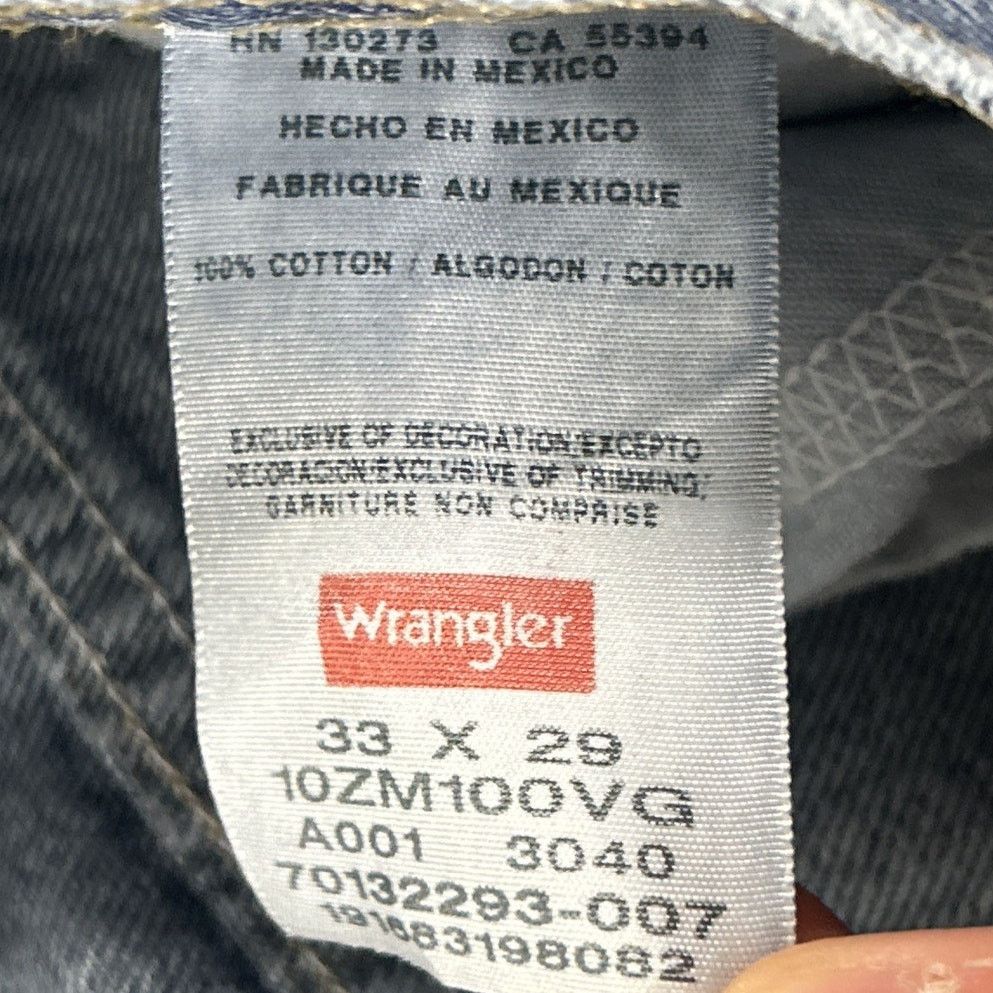 Wrangler Wrangler Loose Baggy Straight Jeans Mens 33x29 Wide Relaxed Size US 33 - 4 Thumbnail