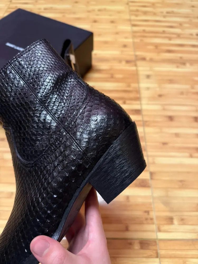 Saint Laurent Paris Sz 41 Saint Laurent Paris Snake Skin Boots Size US 8 / EU 41 - 2 Thumbnail
