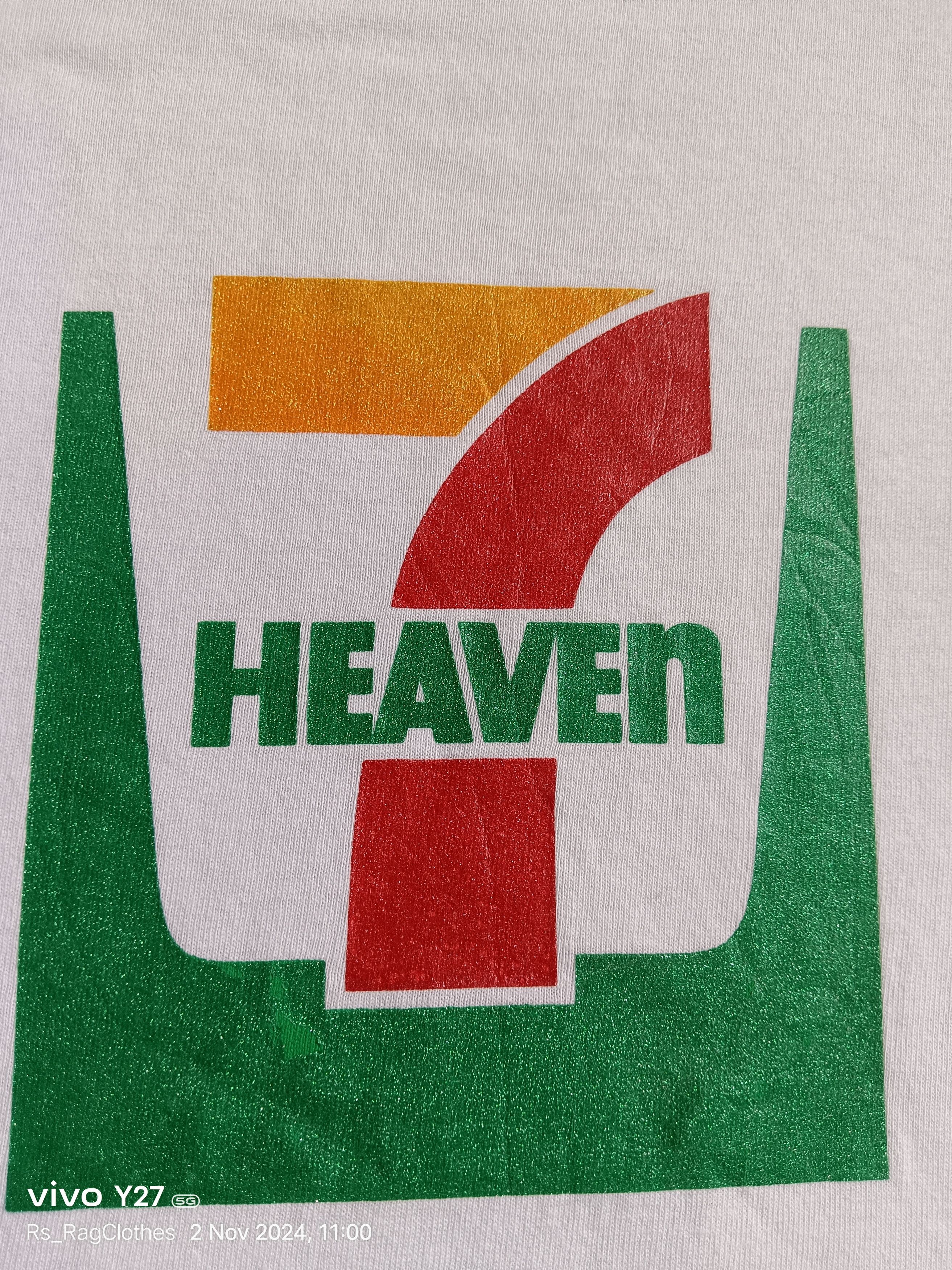 11.11 / eleven eleven Vintage 7 Heaven Tee by Anvil Size US L / EU 52-54 / 3 - 2 Thumbnail