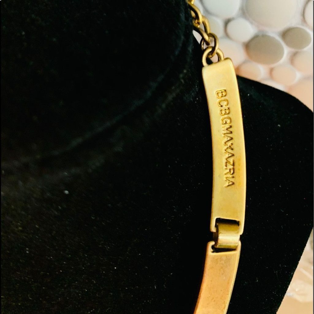 Other BCBG Gold Plated w black Leather Necklace Size ONE SIZE - 6 Thumbnail