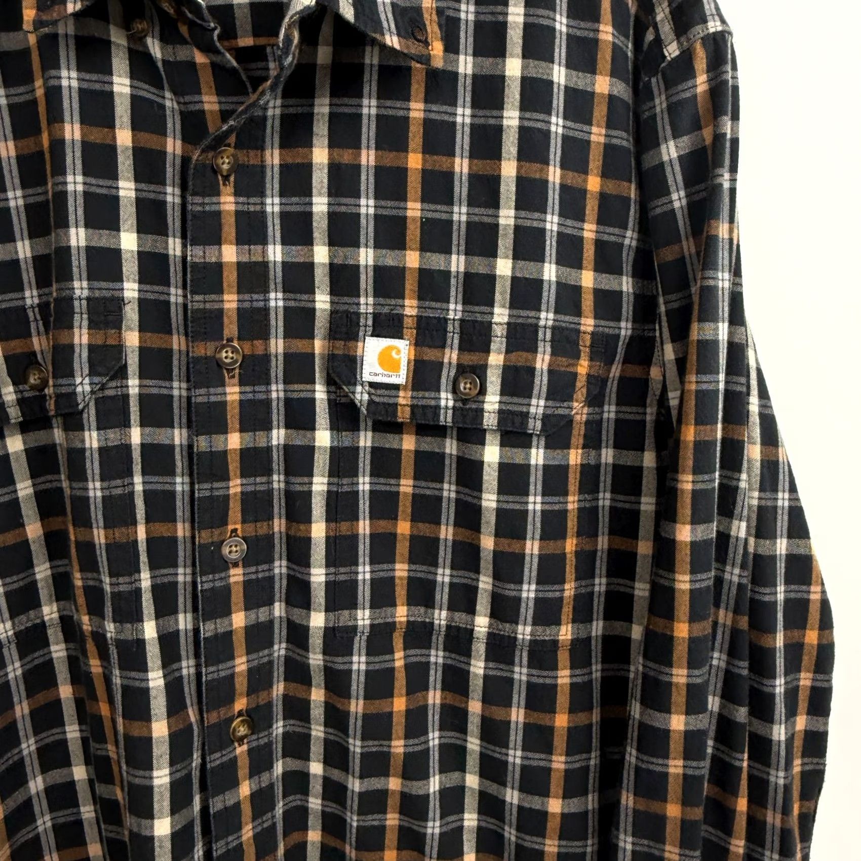 Carhartt Carhartt Shirt Mens Large Heavyweight Flannel Plaid Cotton Rugged Button-Up Casual Workwear Size US L / EU 52-54 / 3 - 7 Thumbnail