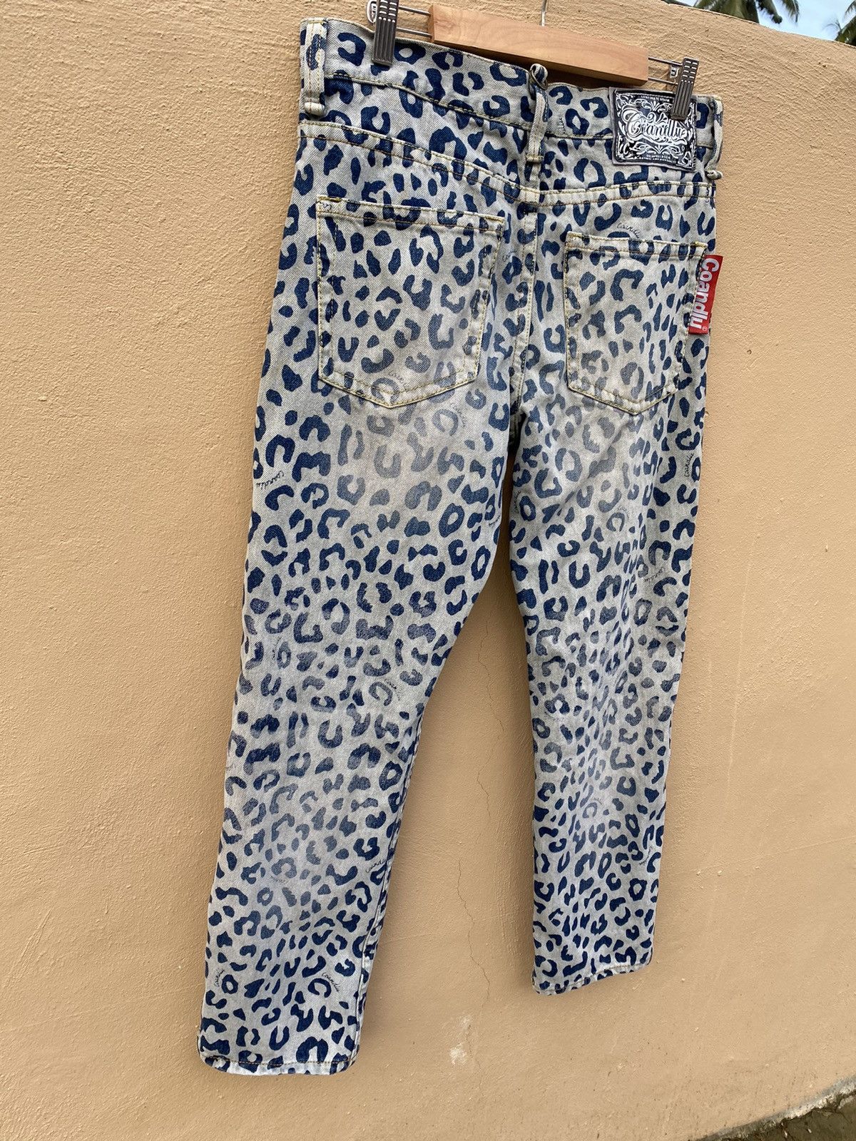 Hysteric Glamour × Japanese Brand Co&Lu Leopard Camo Jeans Size US 32 / EU 48 - 6 Thumbnail