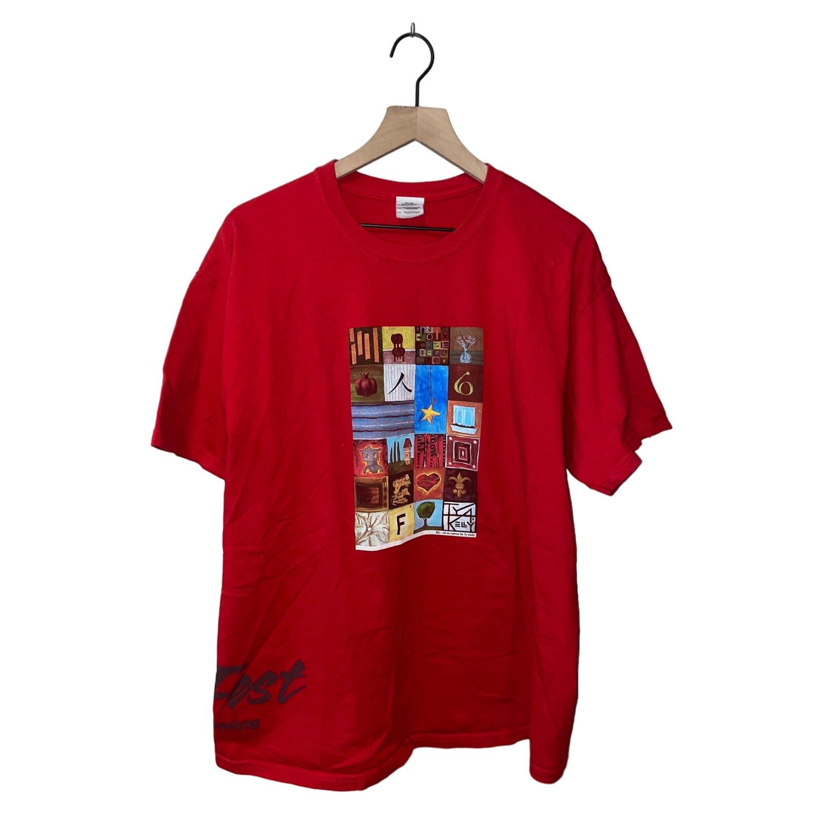 Gildan Vintage Nicfest Shirt Six Oil Canvas Art Museum Artwork XL Size US XL / EU 56 / 4 - 1 Thumbnail