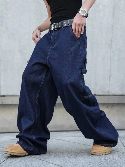 Japanese Brand × Vintage DRIP BAGGY Y2K denim jeans pants Size US 36 / EU 52 - 4 Thumbnail