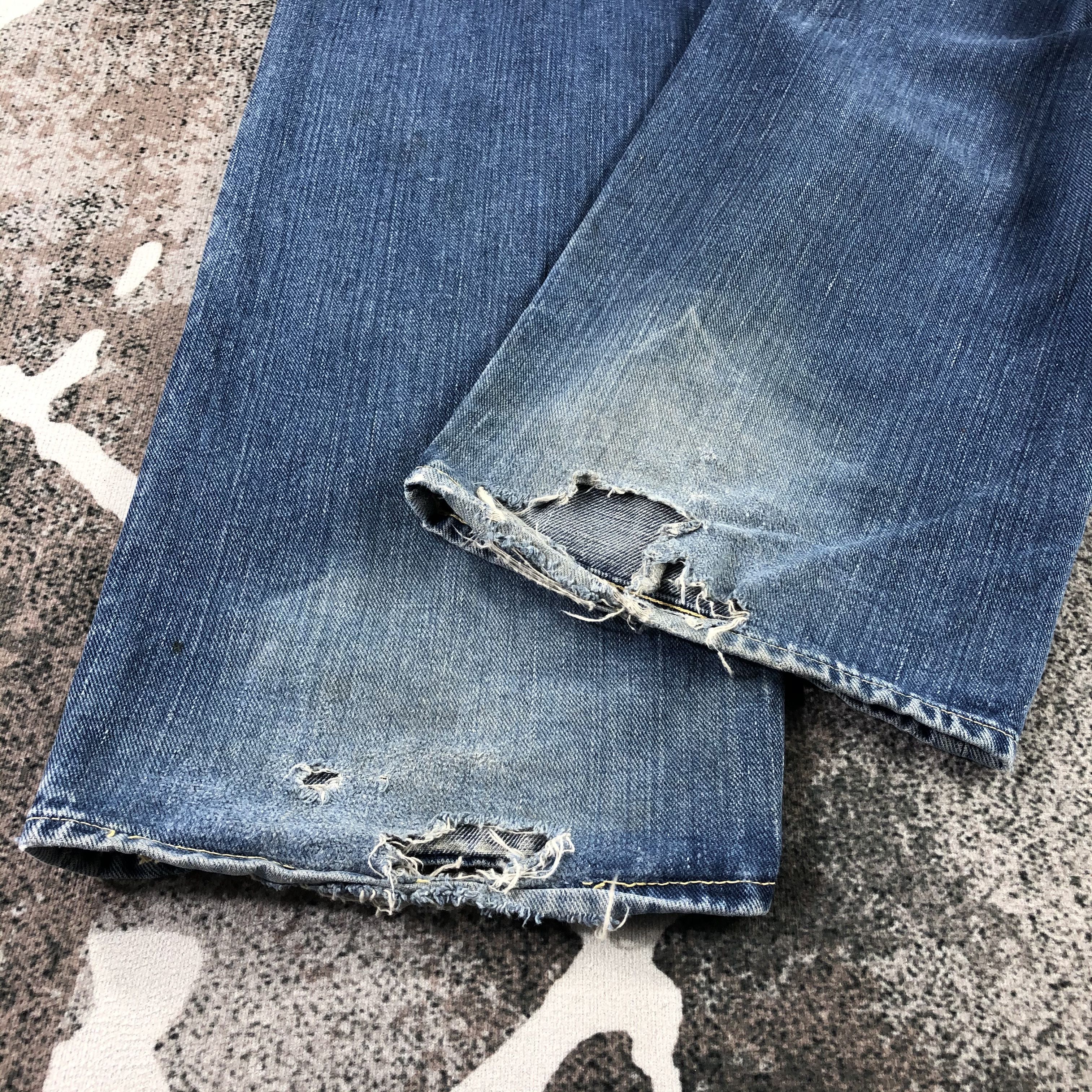 HOLLYWOOD RANCH MARKET Hr Market Redline Jeans Selvedge Denim KJ1267 Size US 32 / EU 48 - 6 Thumbnail