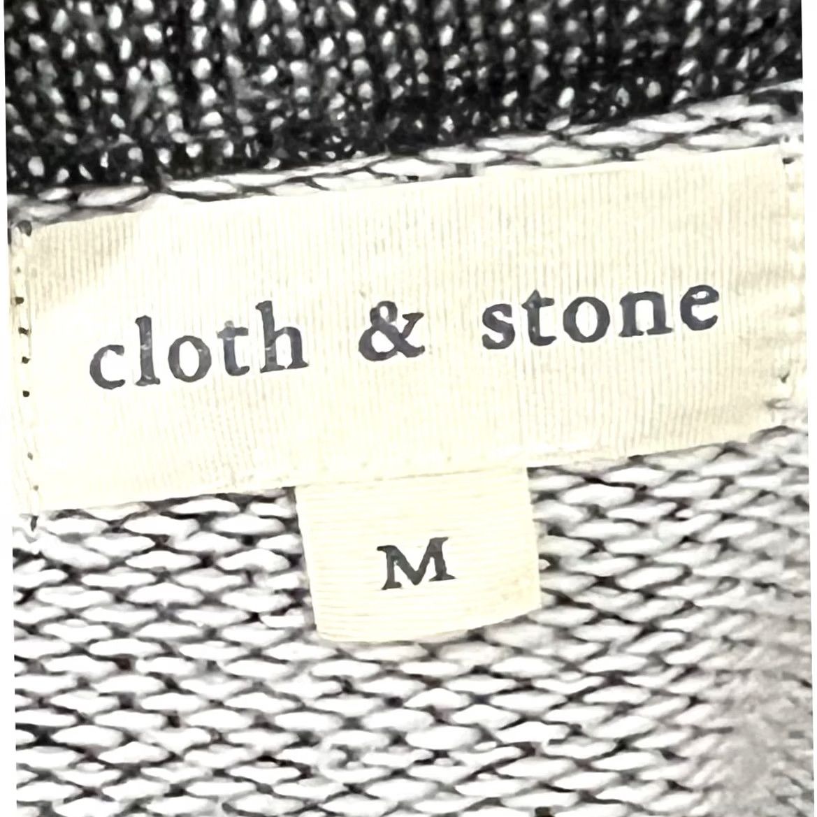 Vintage Cloth & Stone Sweatshirt Top Gray Cotton Blend Pullover Sz M Women Crew Neck Long Sleeve Size M / US 6-8 / IT 42-44 - 6 Thumbnail