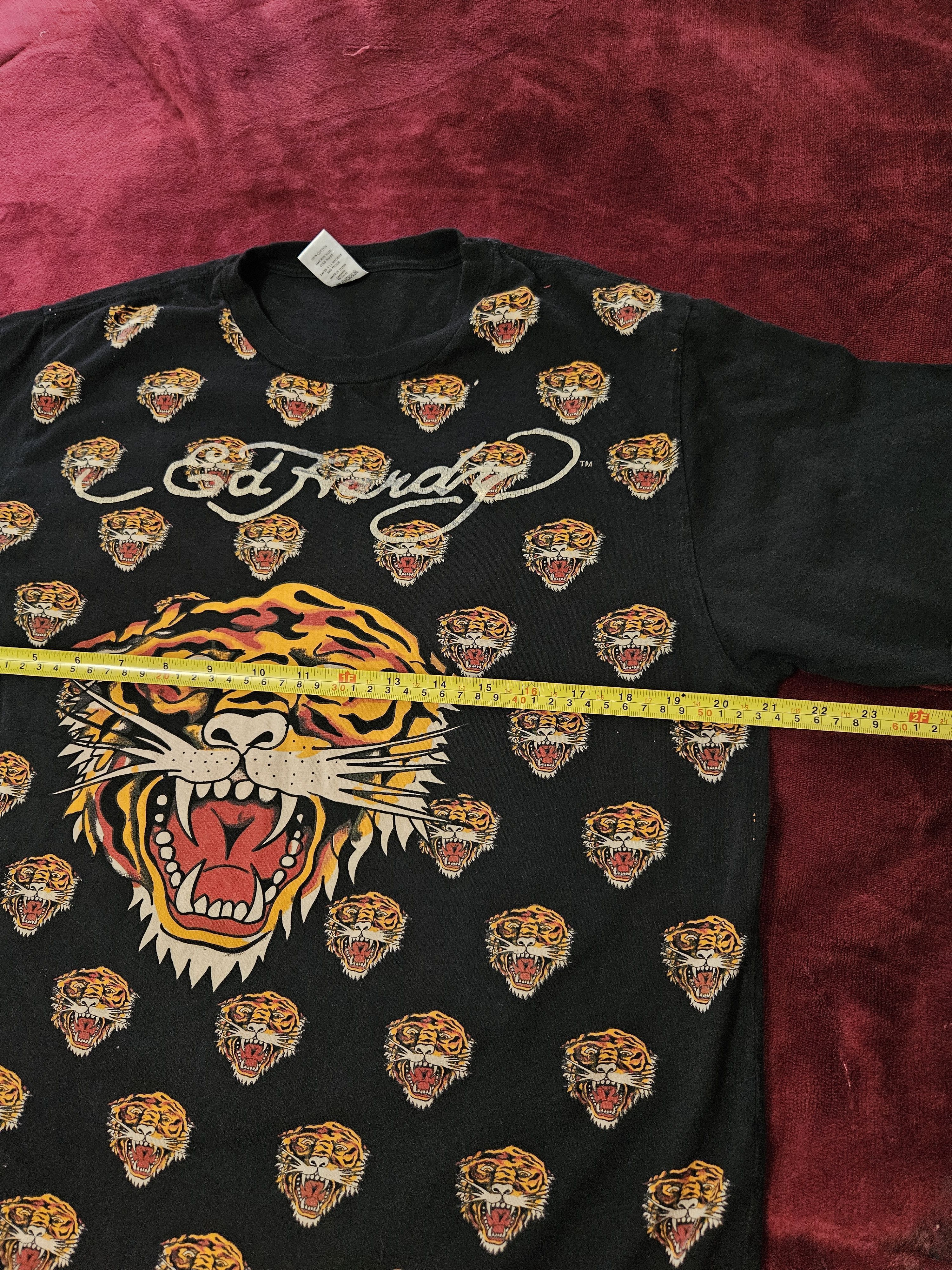 Ed Hardy VTG Ed Hardy Christian Audigier Men L Tiger Print All Over Size US M / EU 48-50 / 2 - 2 Thumbnail
