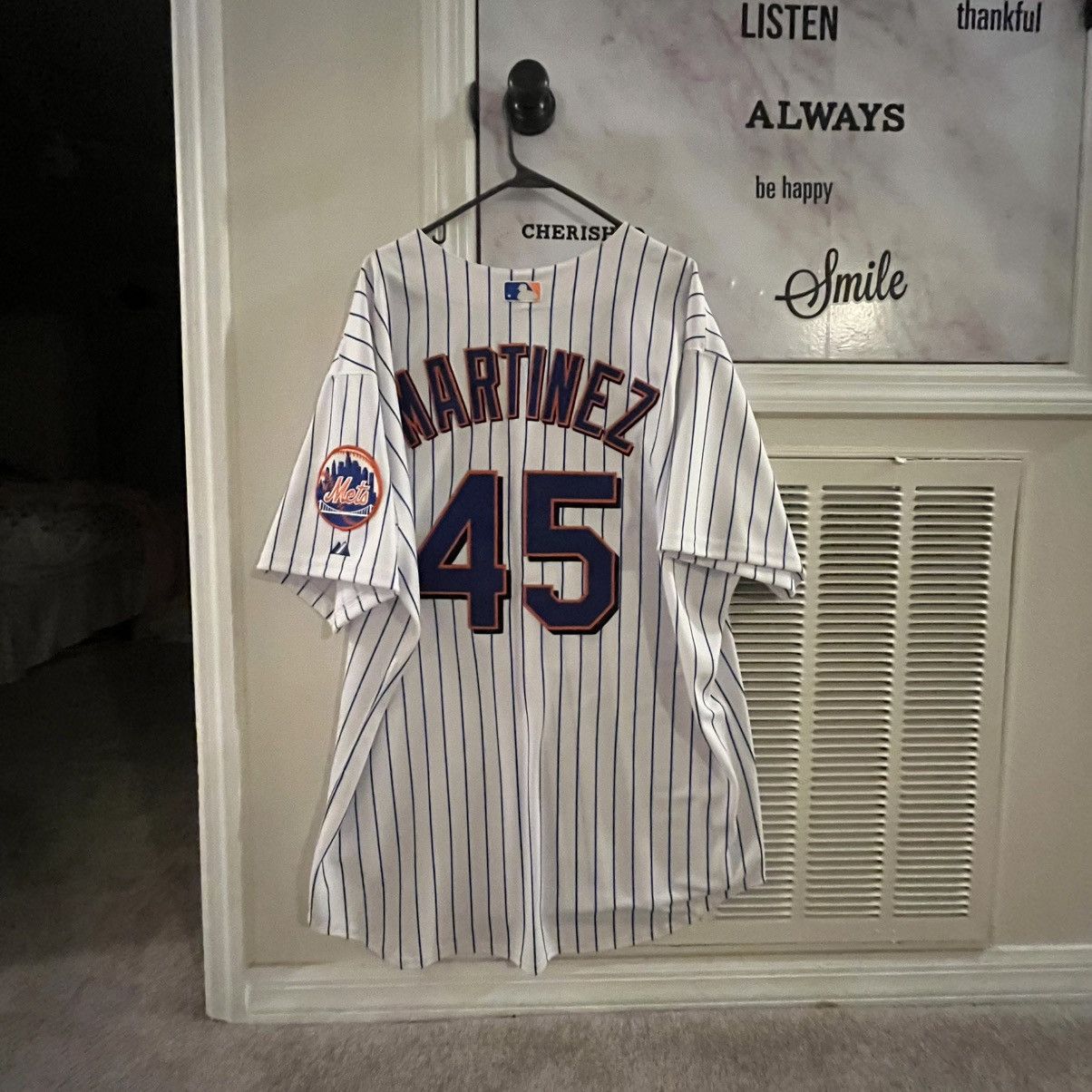 Majestic Authentic Mets Pedro Martínez #45 Jersey Size US L / EU 52-54 / 3 - 2 Thumbnail