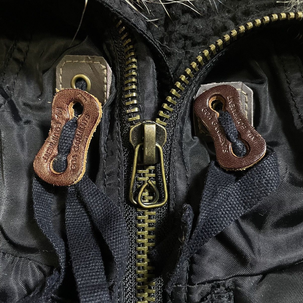 If Six Was Nine × Le Grande Bleu (L.G.B.) Rare G.O.A Racoon Fur Black Parka Jacket Early 00s Size US M / EU 48-50 / 2 - 9 Thumbnail