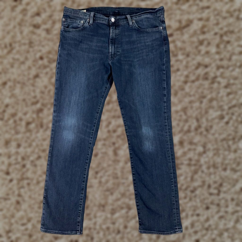 Levi's Levi's Jeans 511 Denim Blue Dark Wash 38 Regular Slim Zip Fly 5-Pocket Mens Size US 38 / EU 54 - 1 Thumbnail