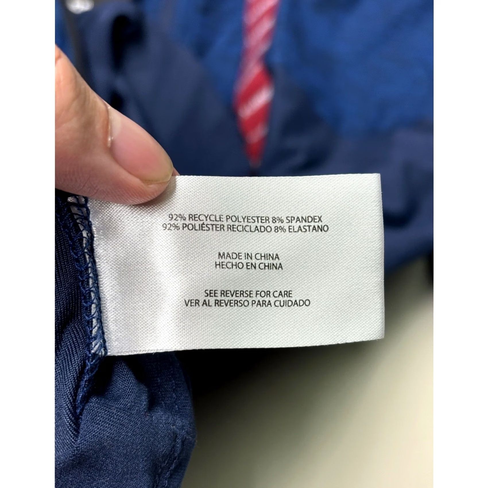 Vintage GapFit Men Active Half Zip Pullover Heather Blue XL Polyester Spandex Knit Mock Neck Geometric Athletic Breathable Stretch Gym & Training, Golf Size US XL / EU 56 / 4 - 5 Thumbnail
