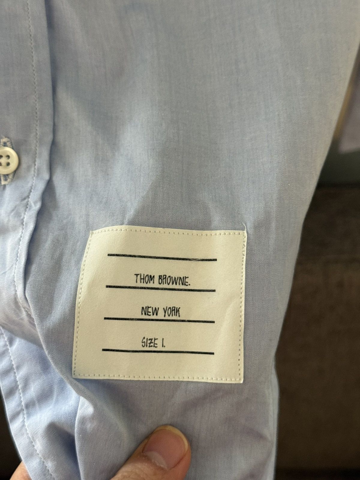 Thom Browne Thom Browne triple stripe button up shirt sz 1 Size US S / EU 44-46 / 1 - 3 Thumbnail