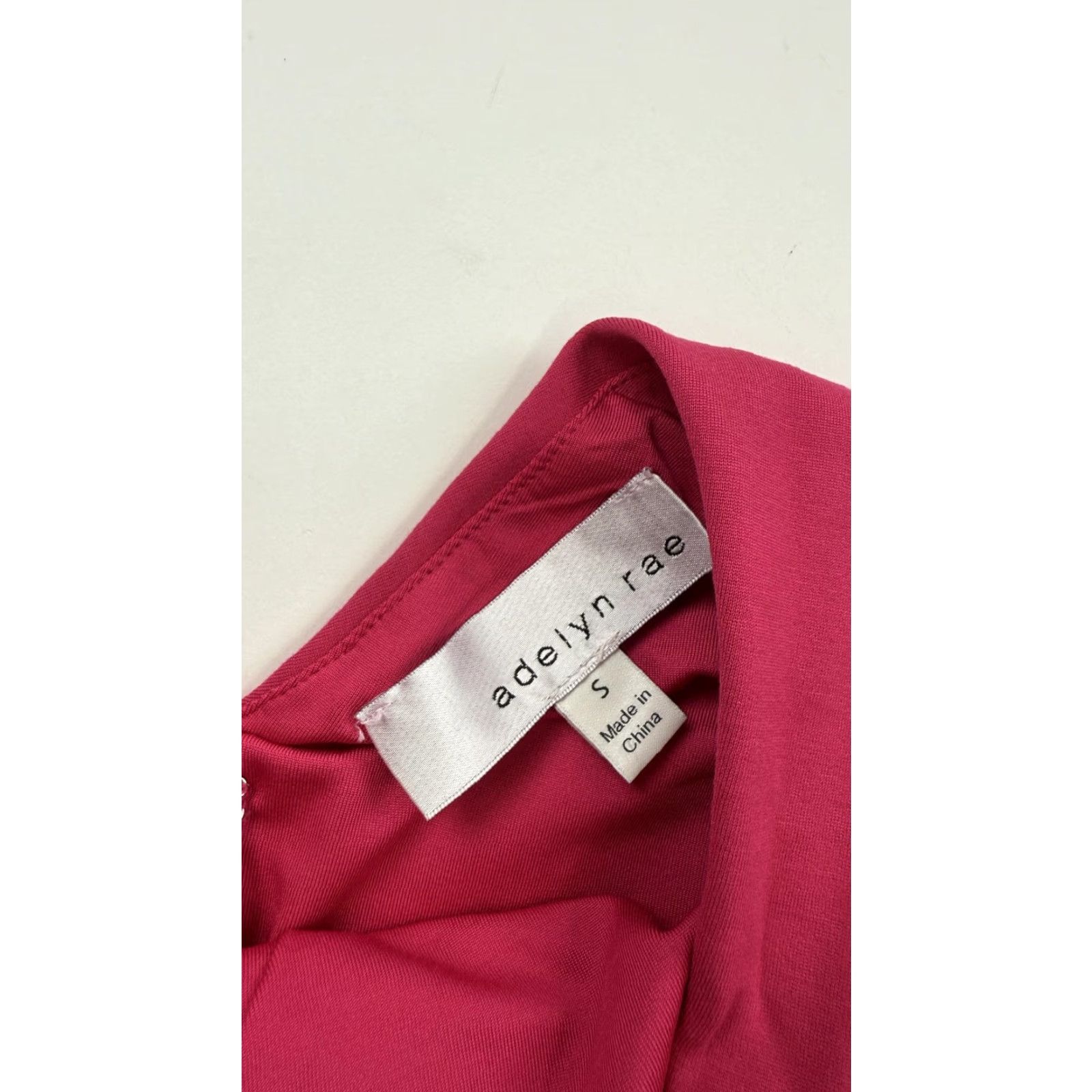 Vintage Adelyn Rae Dress Womens Small Magenta Pink Fit & Flare Skater High Low Pleated Size S / US 4 / IT 40 - 5 Thumbnail