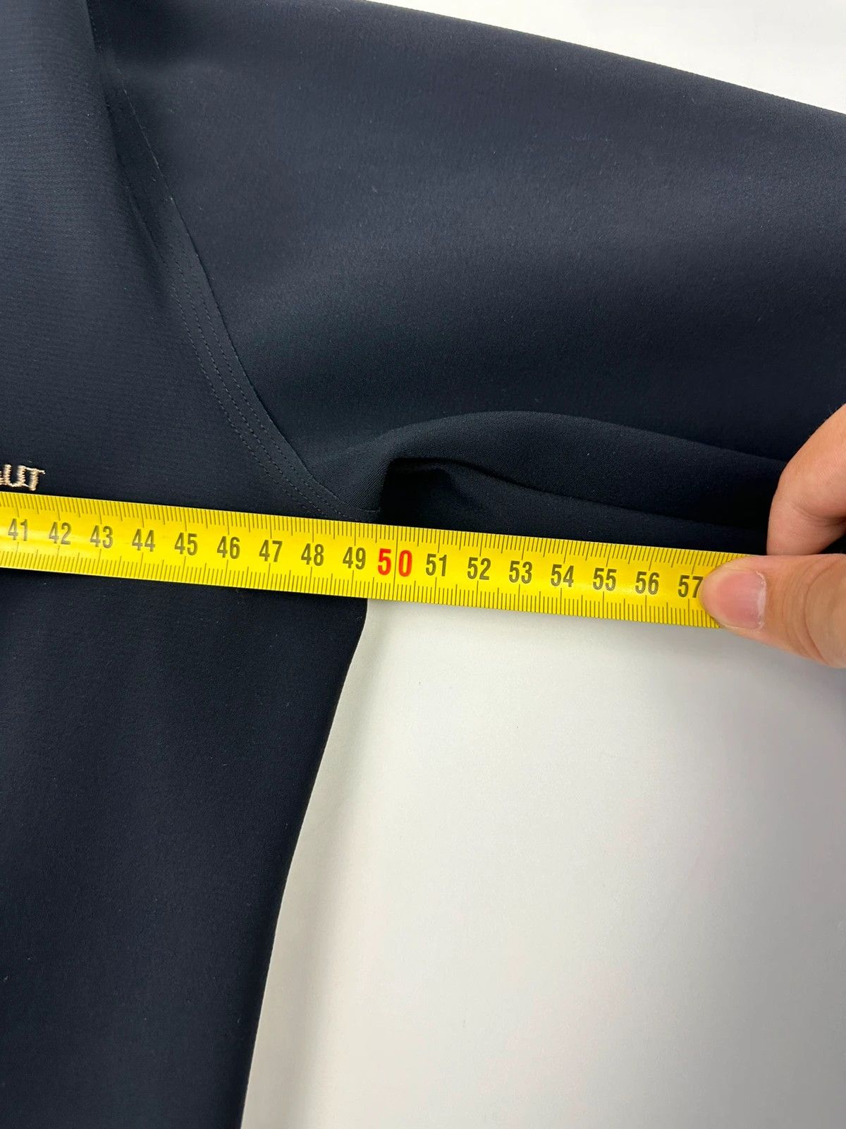 Marithe + Francois Girbaud Marithé + Francois Girbaud 00’s Minimalist Dark Navy Jacket Size M / US 6-8 / IT 42-44 - 13 Thumbnail