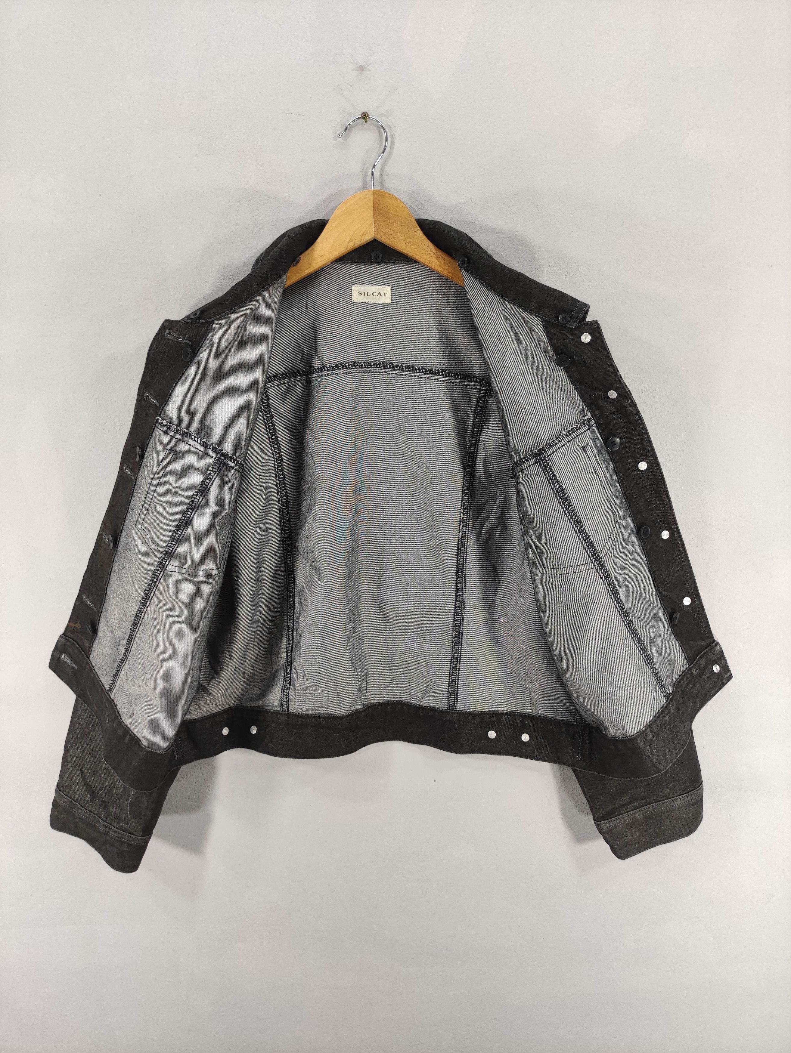 Japanese Brand Vintage Silcat Denim Jacket Size M / US 6-8 / IT 42-44 - 3 Thumbnail