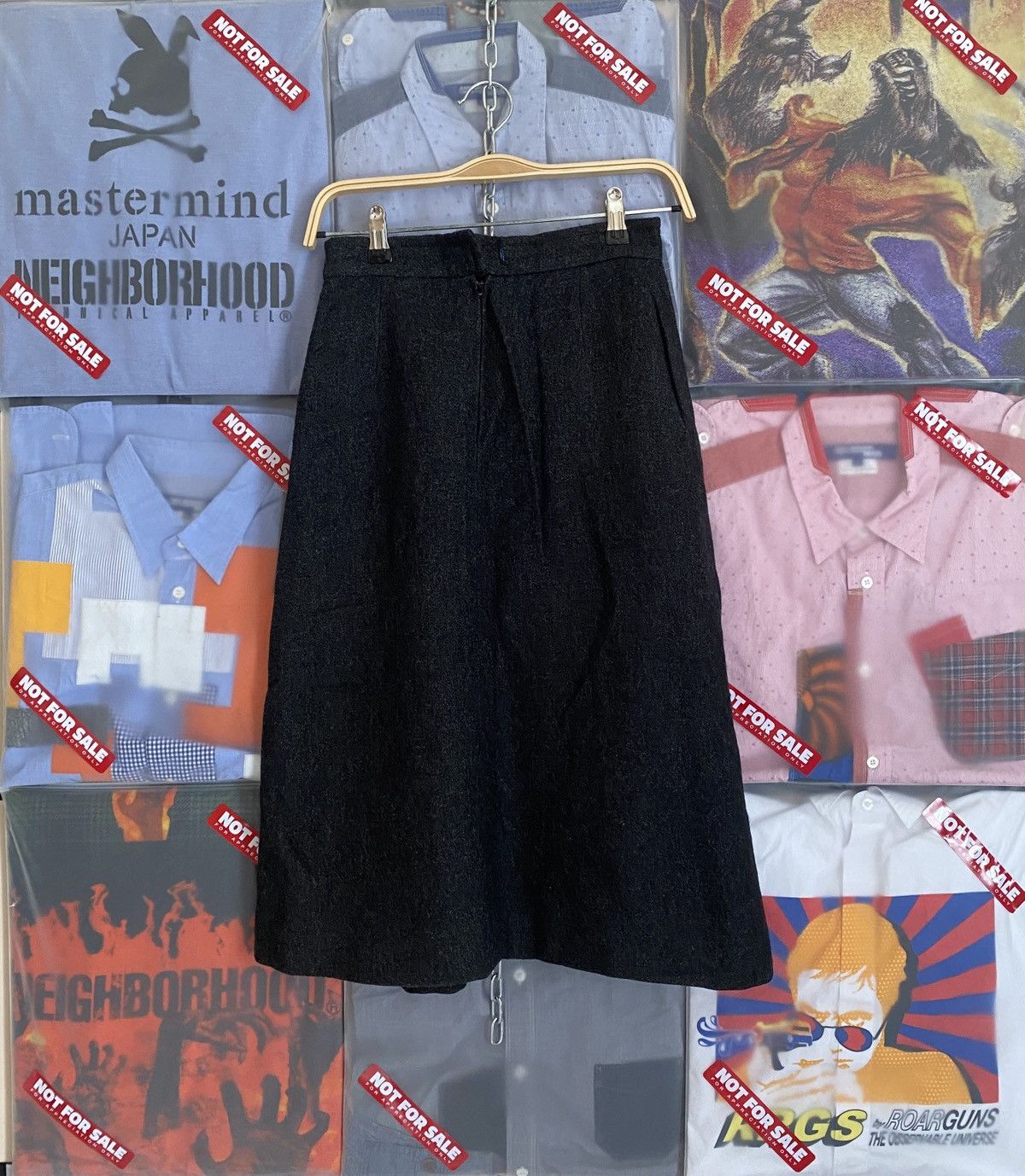 Christian Dior Monsieur Vintage Christian Dior Wool Blend Skirt Size 24" / US 00 / IT 34 - 2 Thumbnail